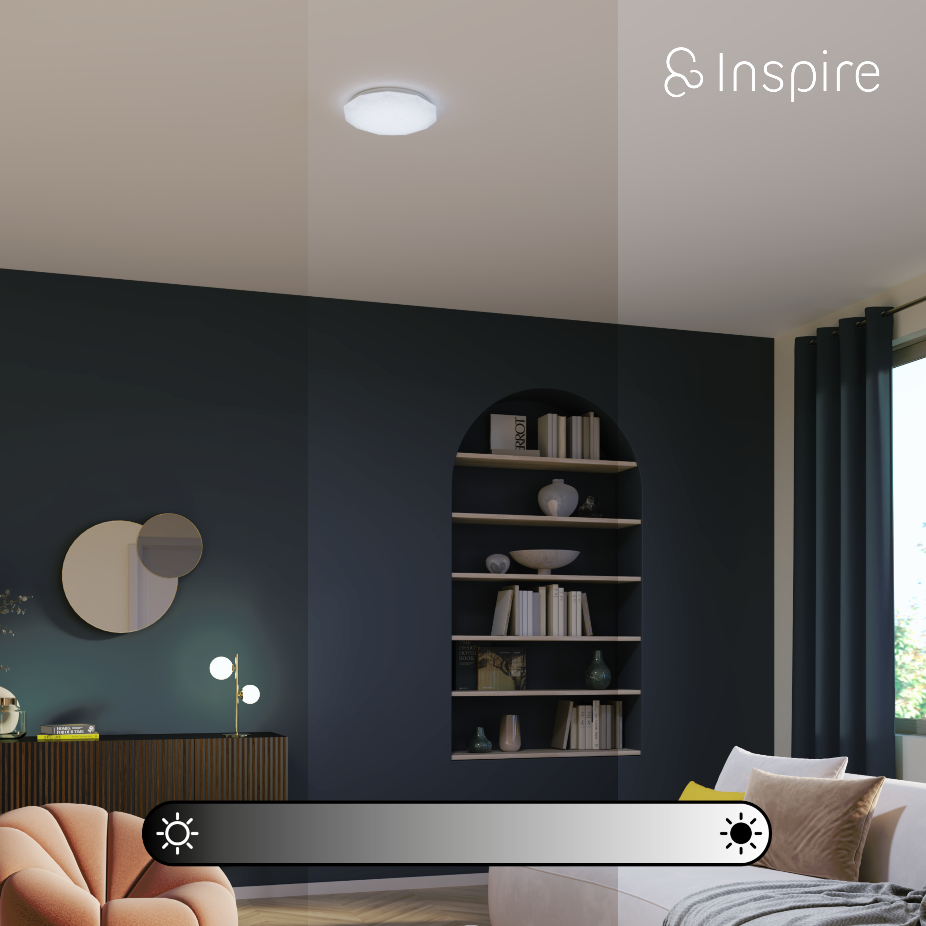 Plafon Lilly biały śr. 35 cm LED Inspire - 6