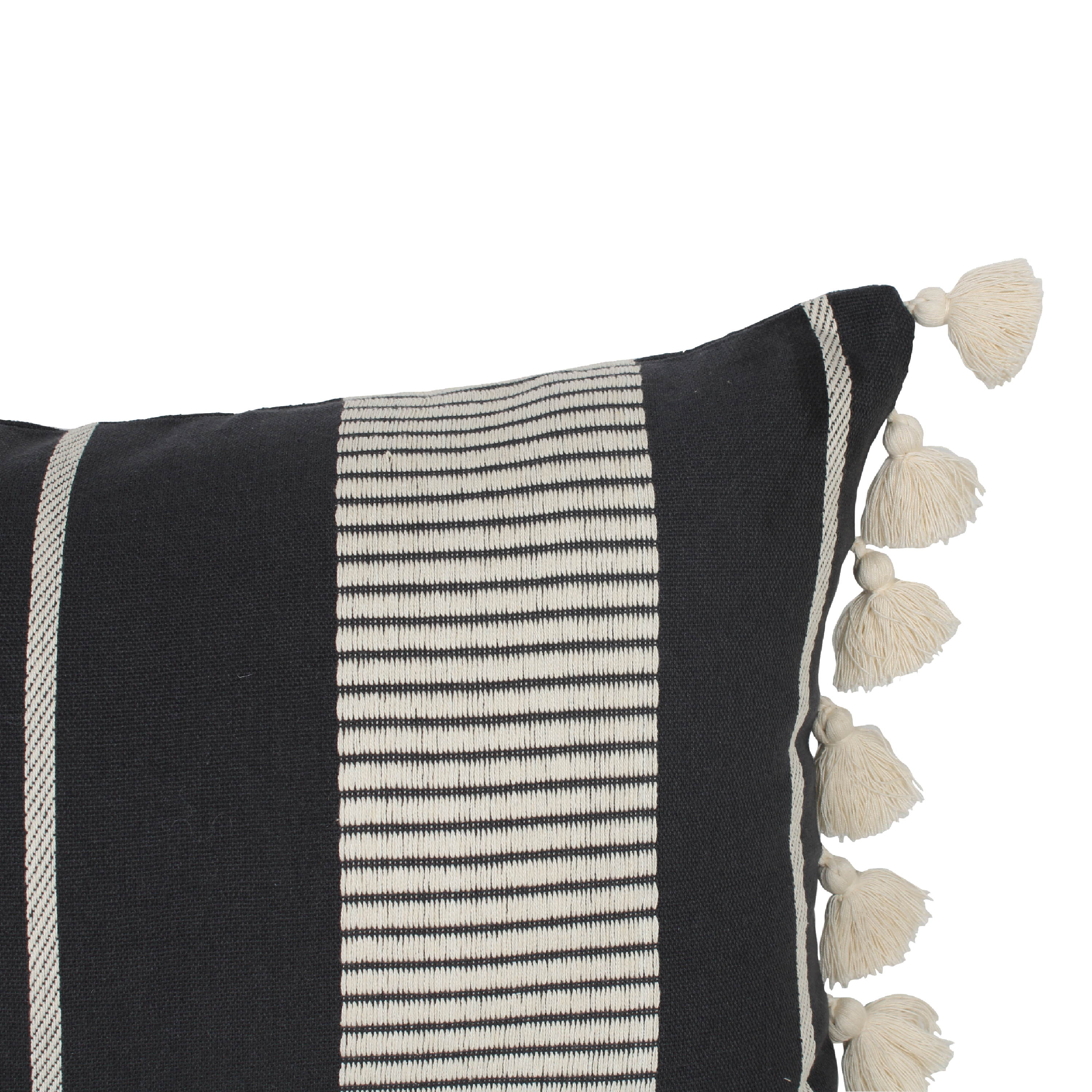 Coussin Casimir, noir / blanc l.40 x L.70 cm INSPIRE - 9