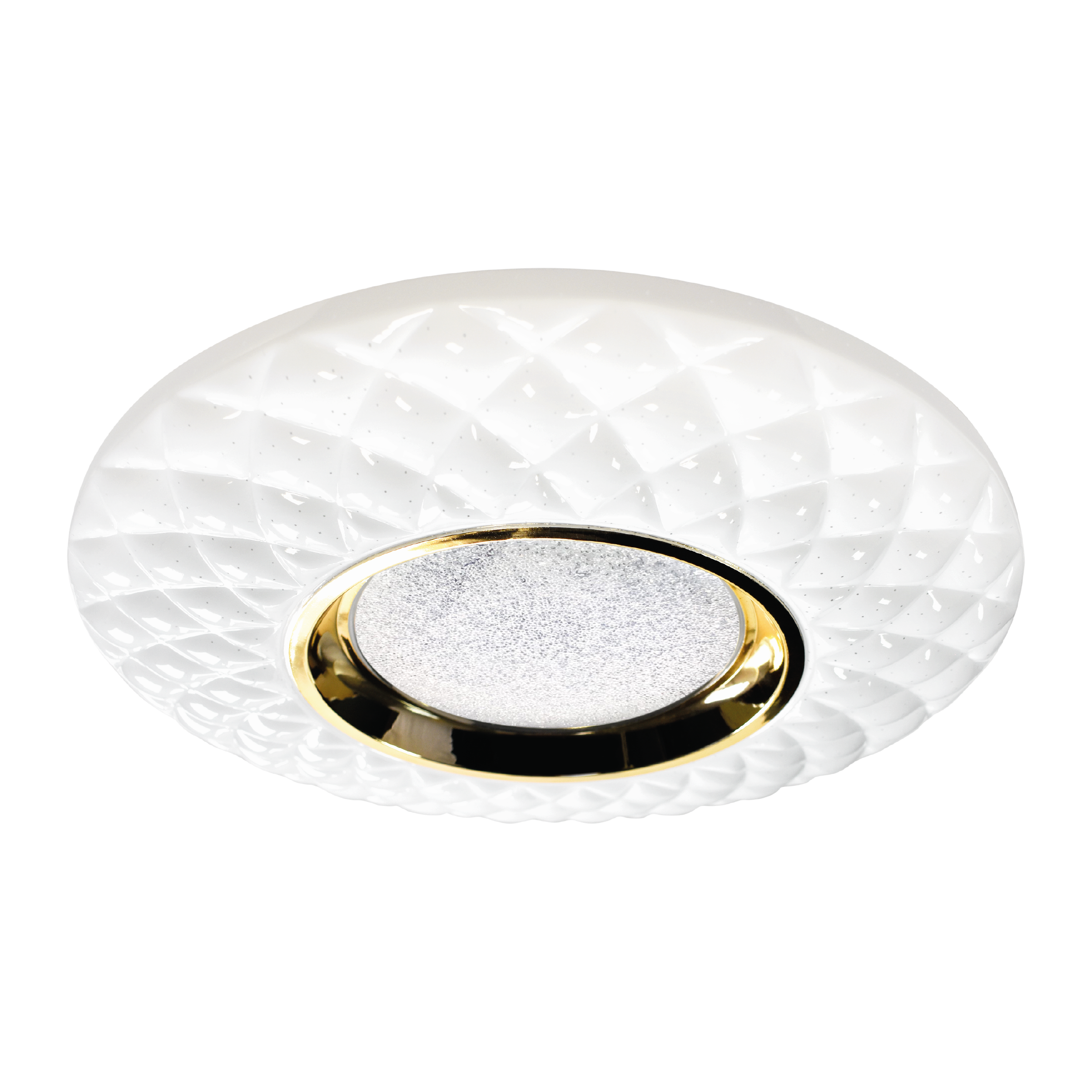 Plafon Tokyo biało-złoty śr. 40 cm LED Eko-Light