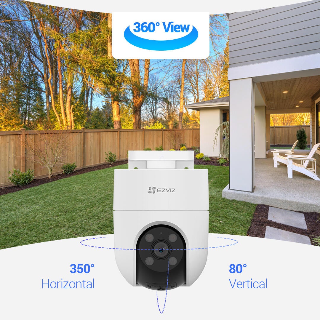 Caméra de surveillance H8C, 2K motorisée Wi-Fi / RJ45 sur secteur, EZVIZ - 4
