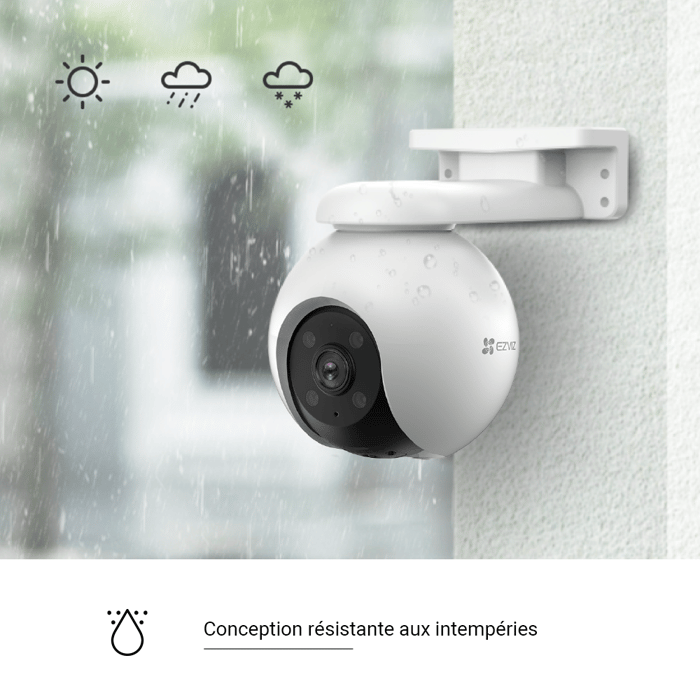 caméra étanche pluie 