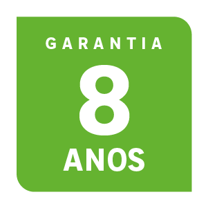 Garantia de 8 anos - 2