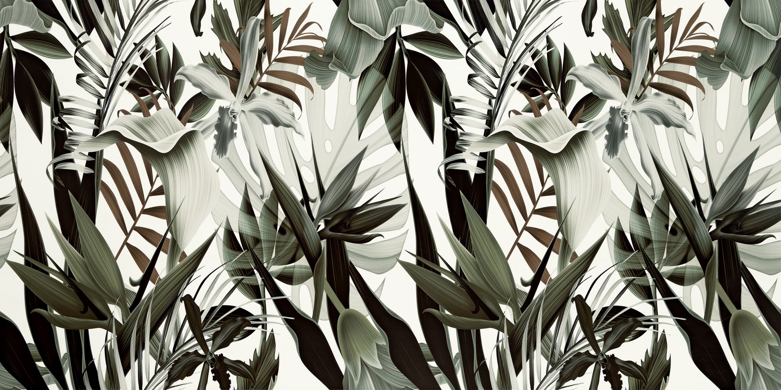 Glazura Rainforest Leaves 59.8x119.8 Arte