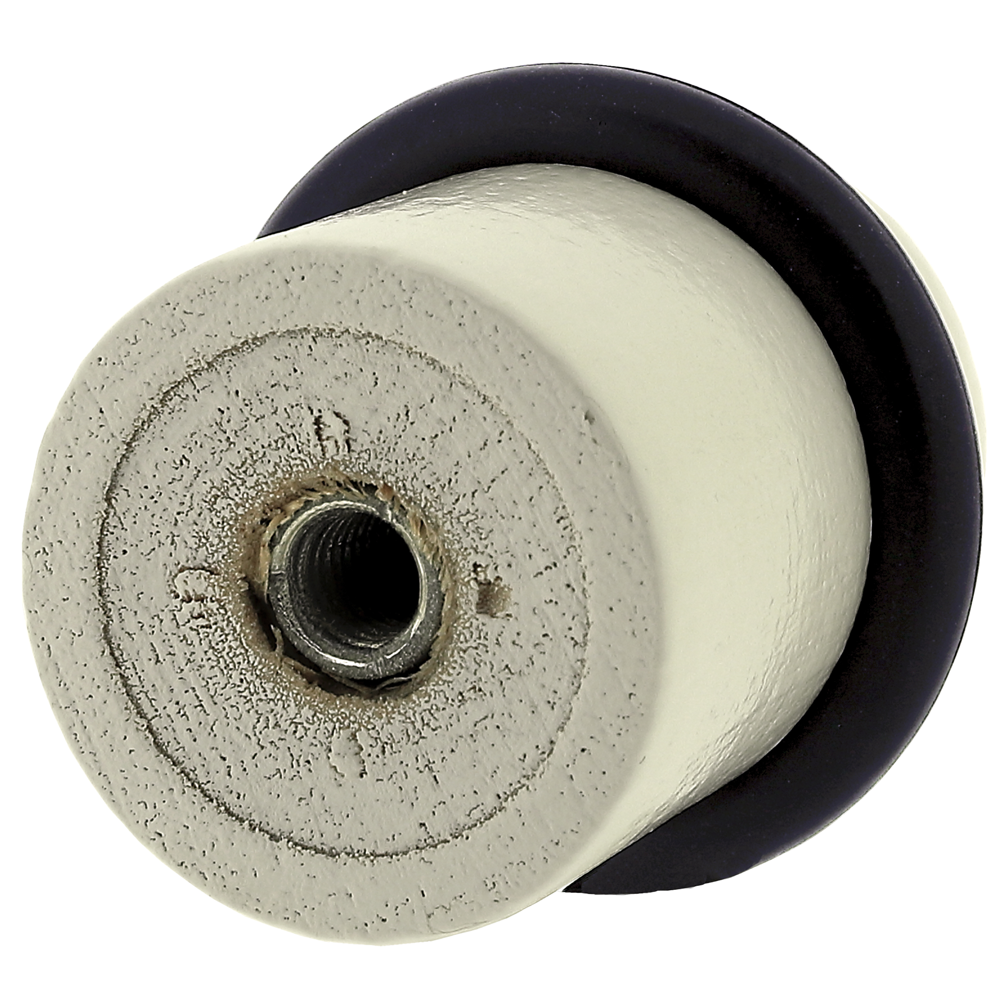 4 butées de porte de sol hybride ALPERTEC bois brut FSC® blanc Diam.3 x H.4 cm - 5