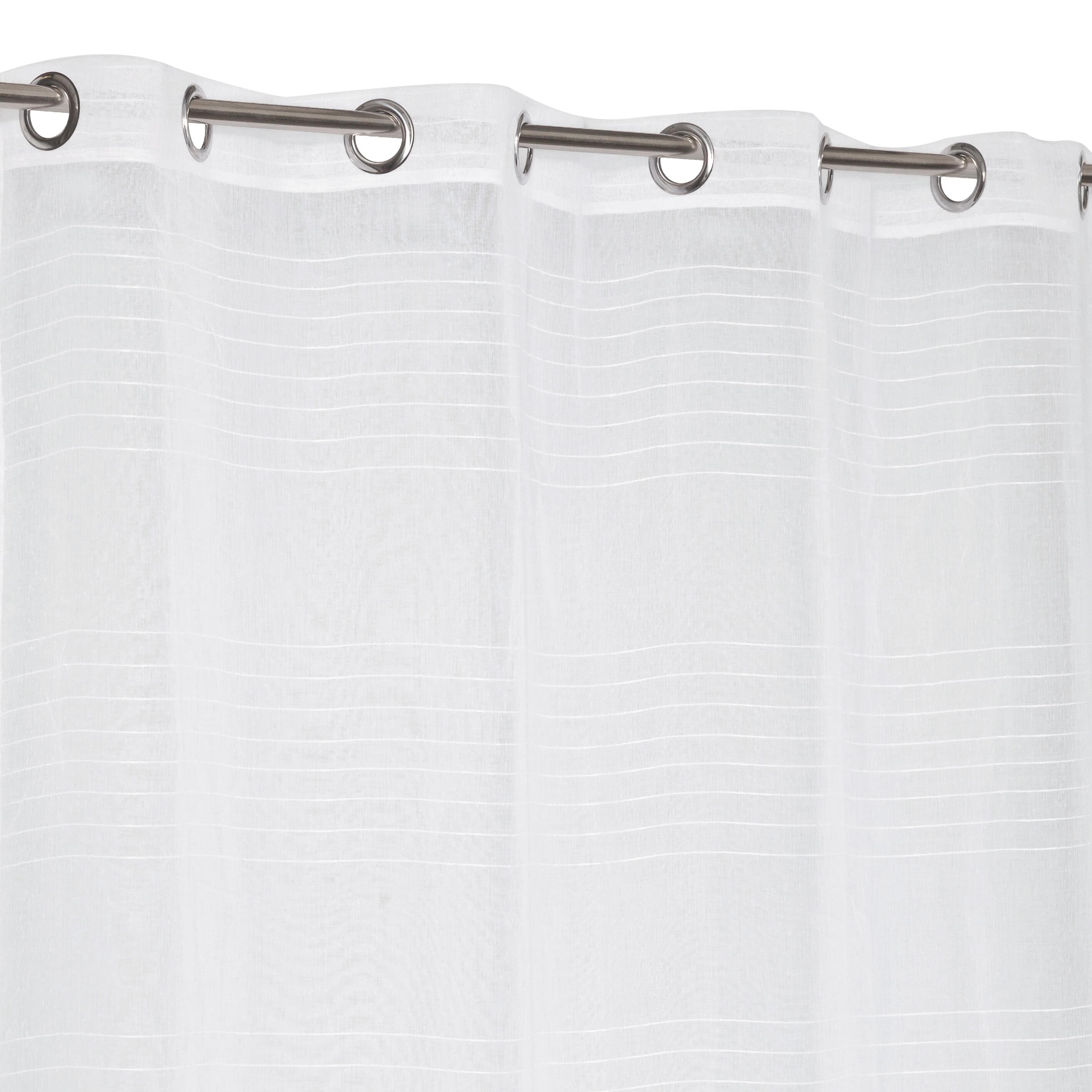 Tenda Lewes bianco, occhiello 140x280 cm - 5