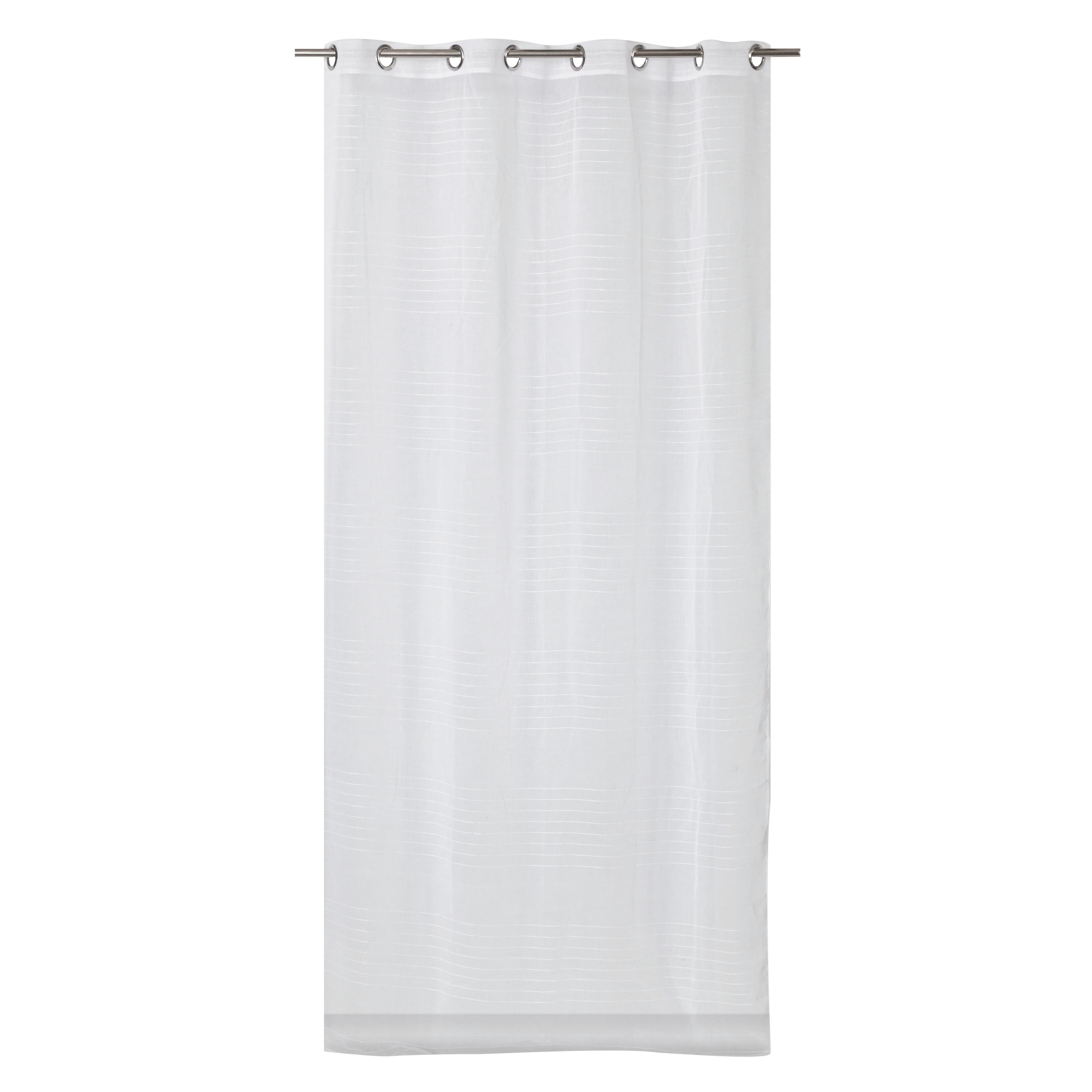Tenda Lewes bianco, occhiello 140x280 cm - 4