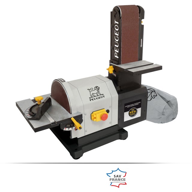 Combiné ponceur stationnaire à bande et à disque PEUGEOT Energysand 200asp, 500W