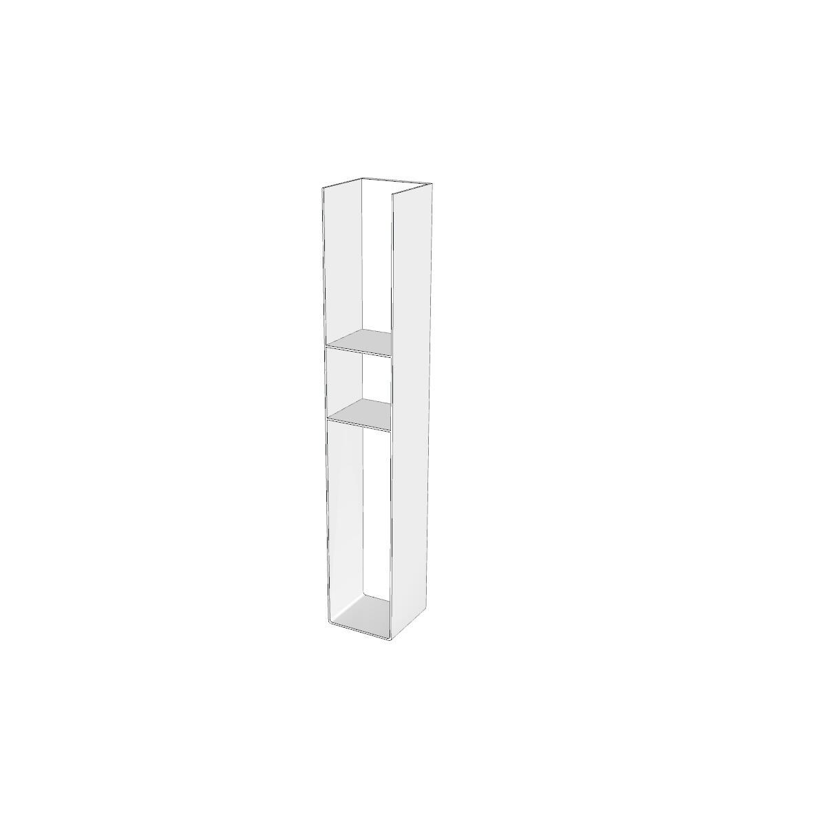 Pensile bagno Giorno colore su ordinazione P 22 x L 125 x H 75 cm - 3