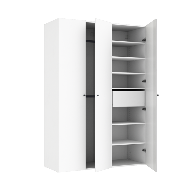 Dressing SPACEO Evo'M blanc H.204.8 x l.140 x P.54 cm