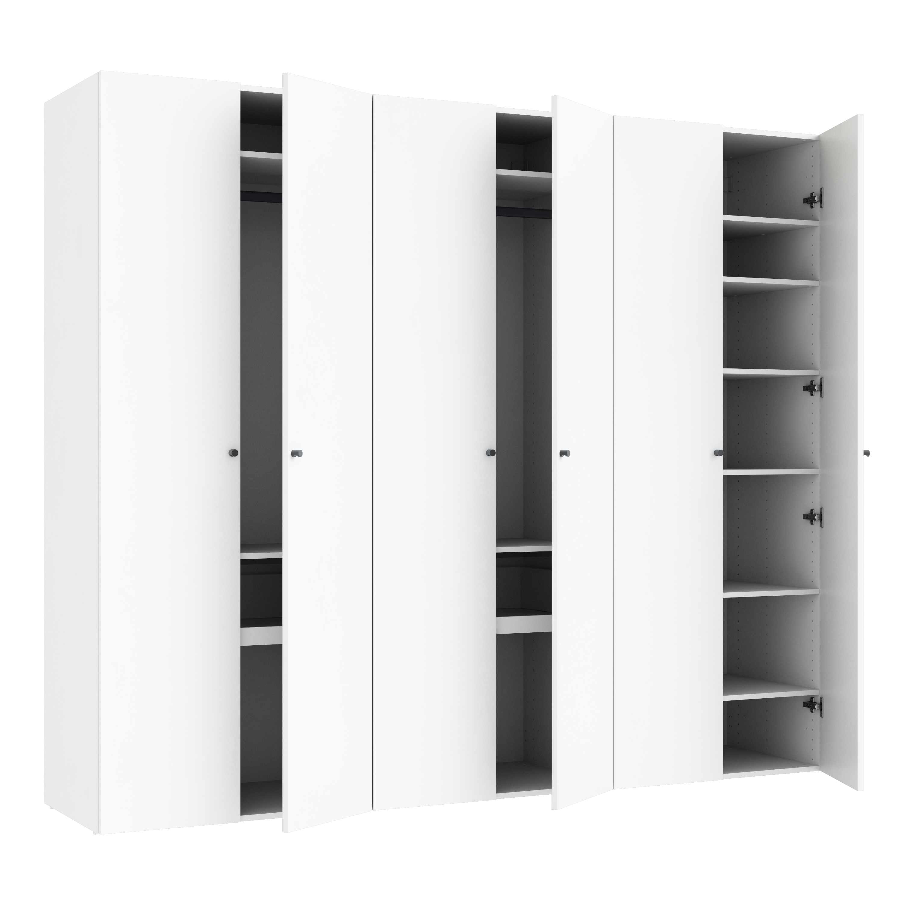 Dressing SPACEO Evo'M blanc H.204.8 x l.240 x P.54 cm