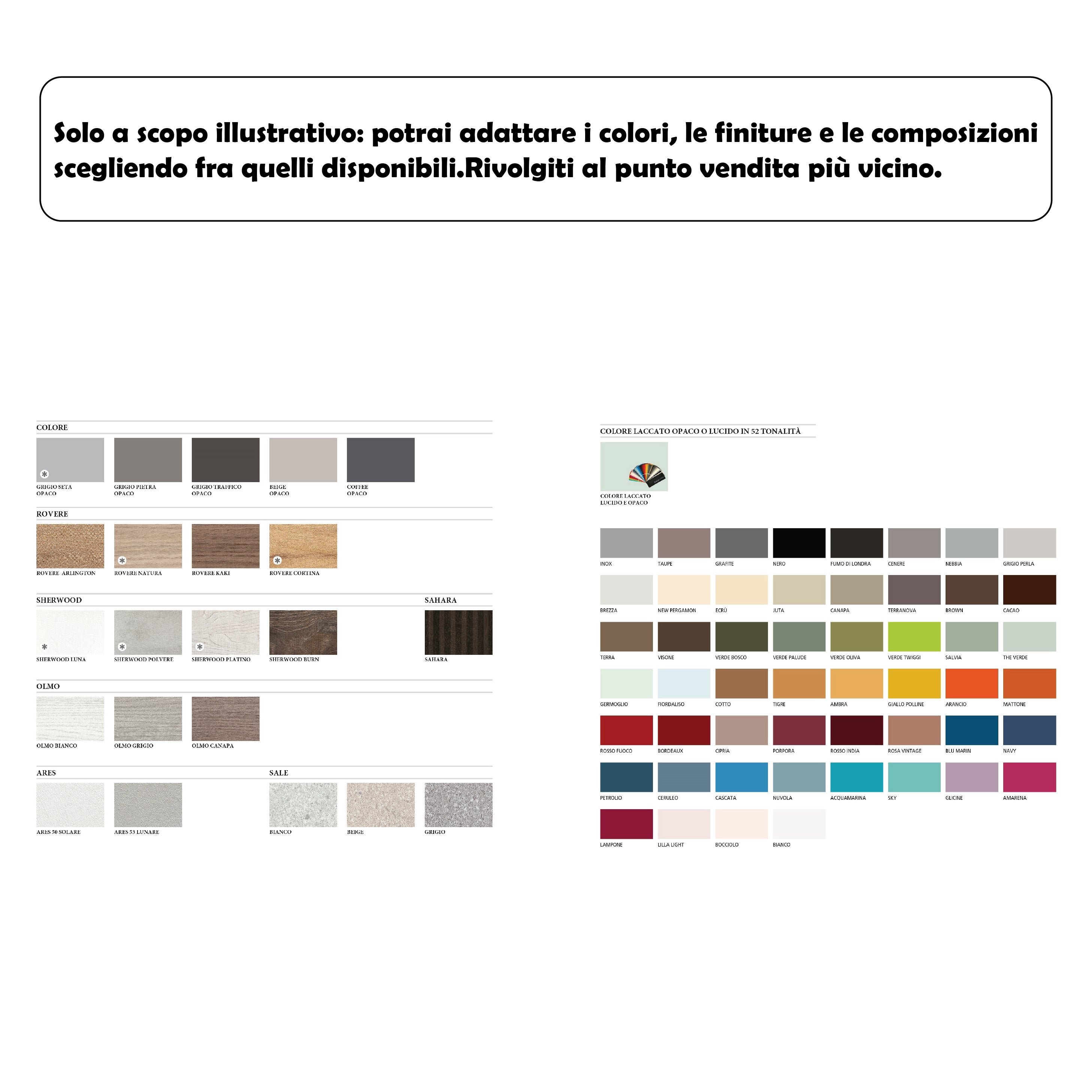 Top per lavabo Linea L 100 x H 1.8 x P 37.5 cm colore su ordinazione stratificato, disponibile su misura - 3