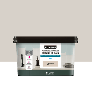 Peinture carrelage, meuble, crédence trench 6 mat LUXENS Cuisine et bain 2l