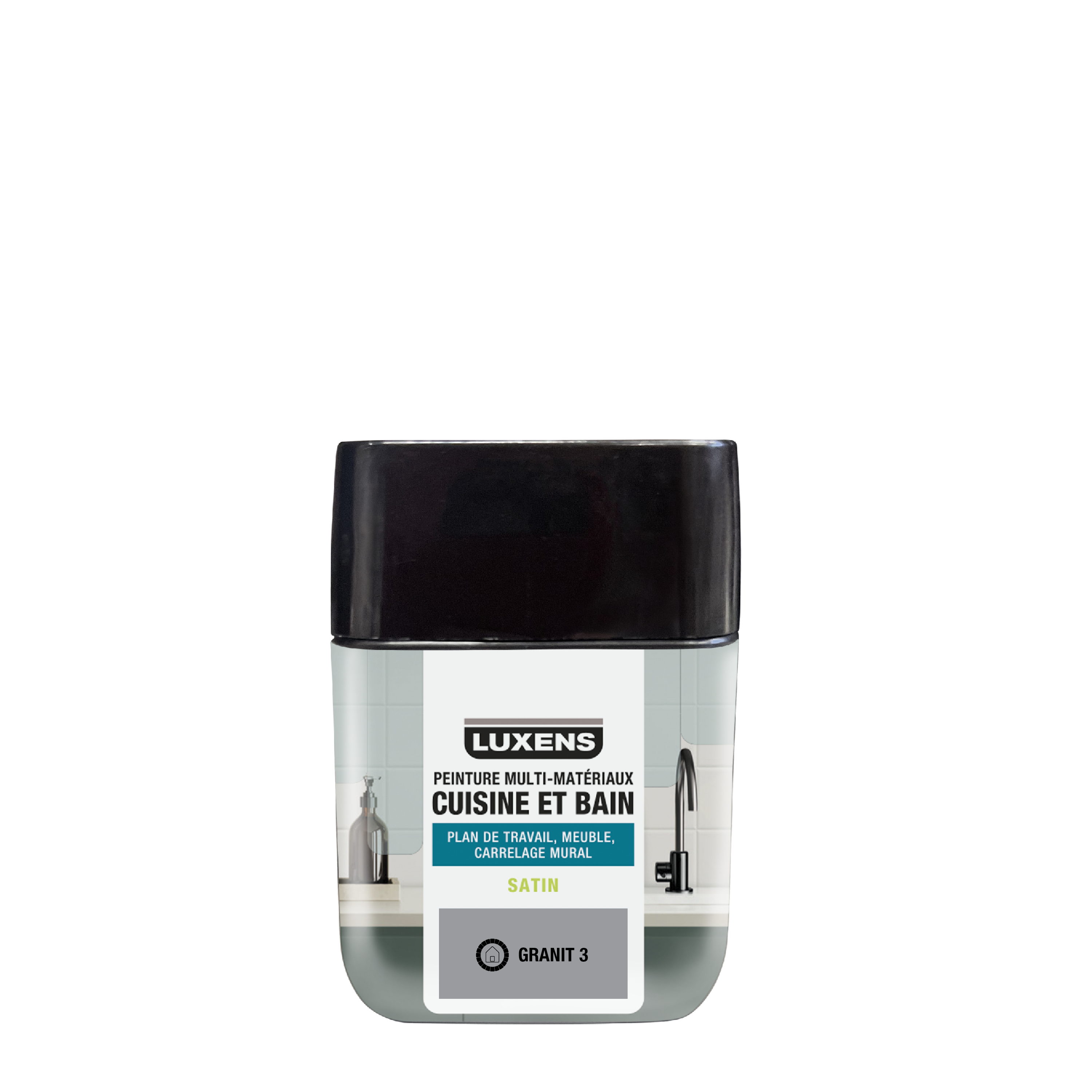 Testeur peinture carrelage, meuble, crédence granit 3 satin LUXENS Cuisine et ba - 9