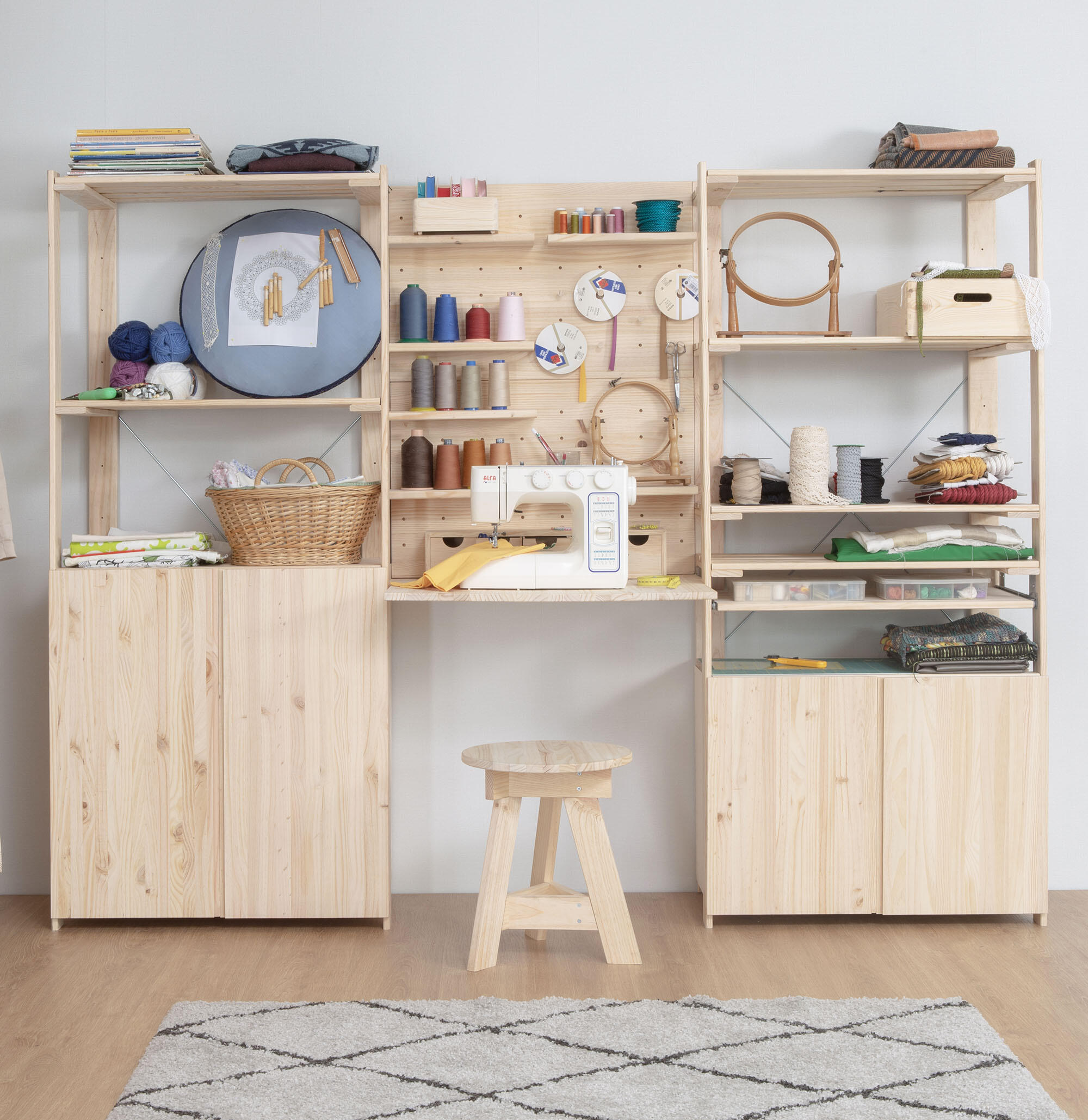 União de mesa de madeira 73,5X65X1,6 cm Nova - 16