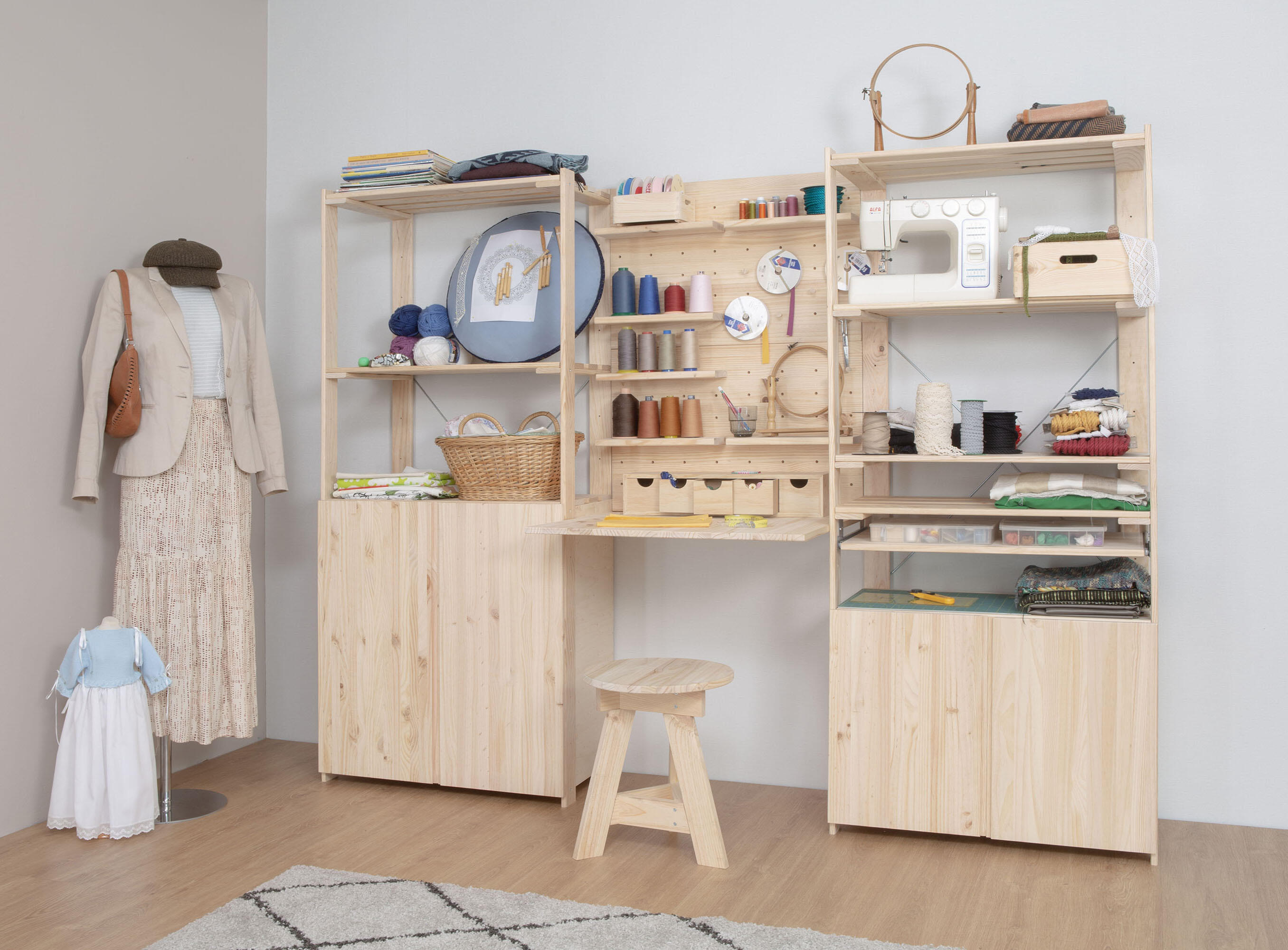 União de mesa de madeira 73,5X65X1,6 cm Nova - 19