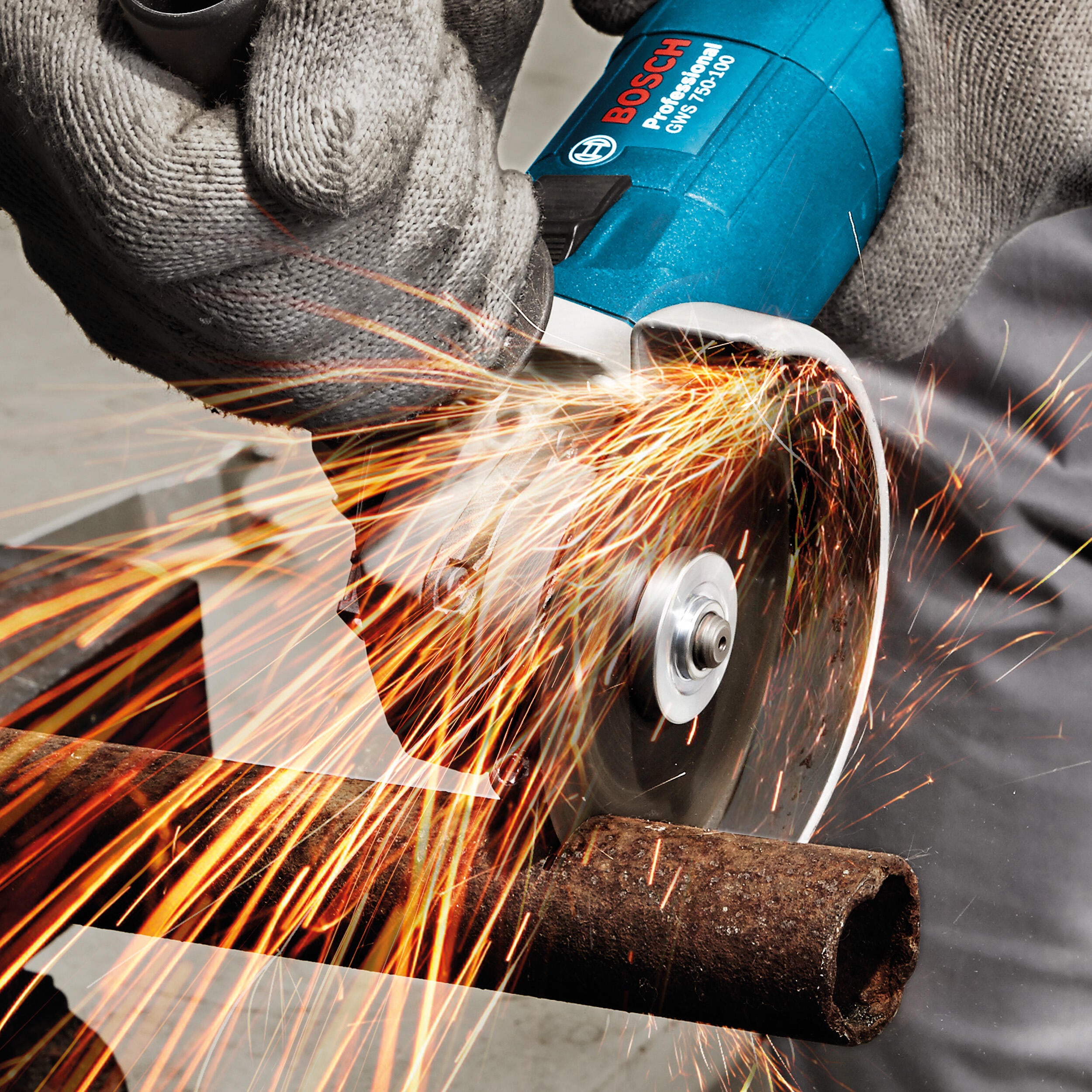 Szlifierka kątowa przewodowa 125 mm 750W GWS 750 S Bosch Professional - 3