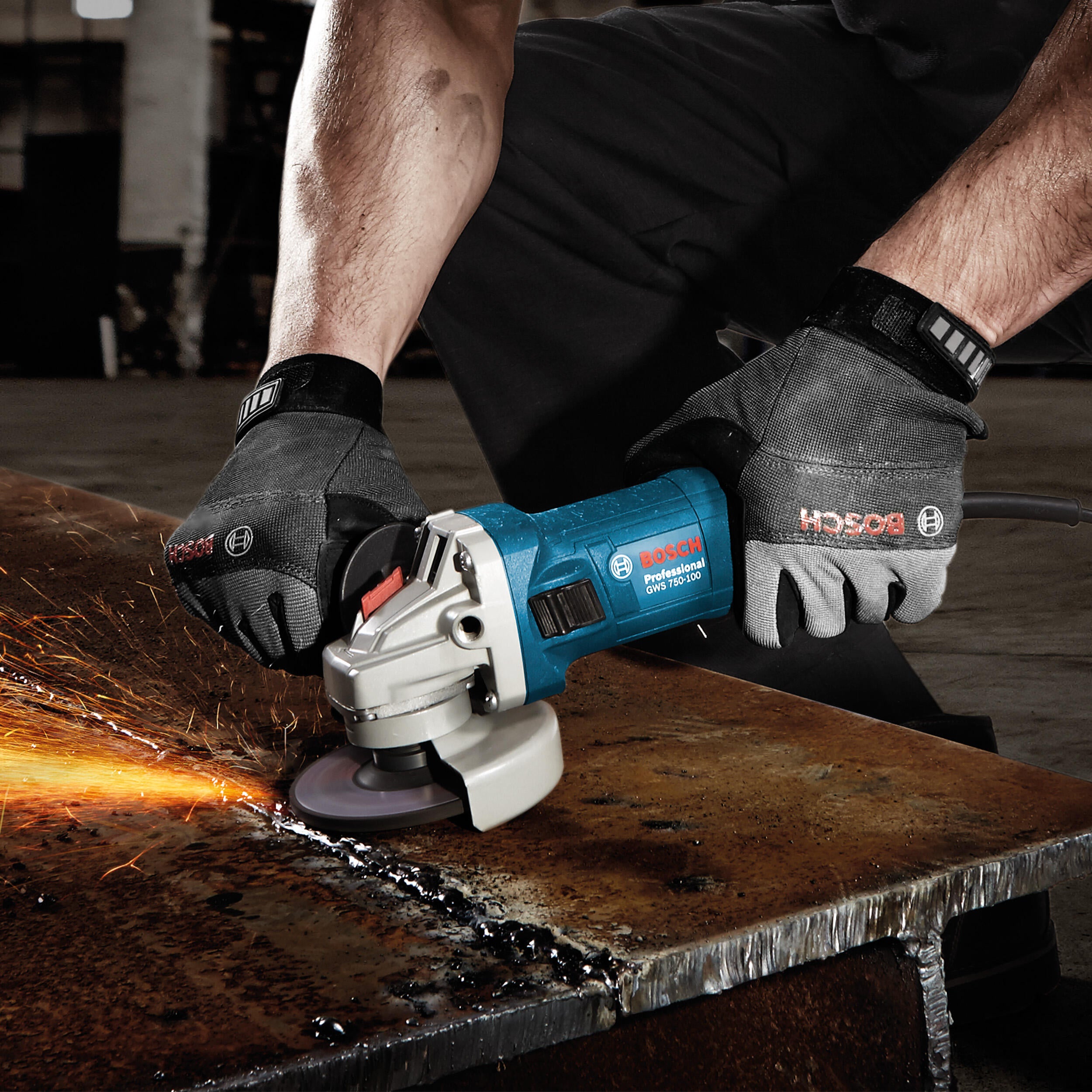 Szlifierka kątowa przewodowa 125 mm 750W GWS 750 S Bosch Professional - 2