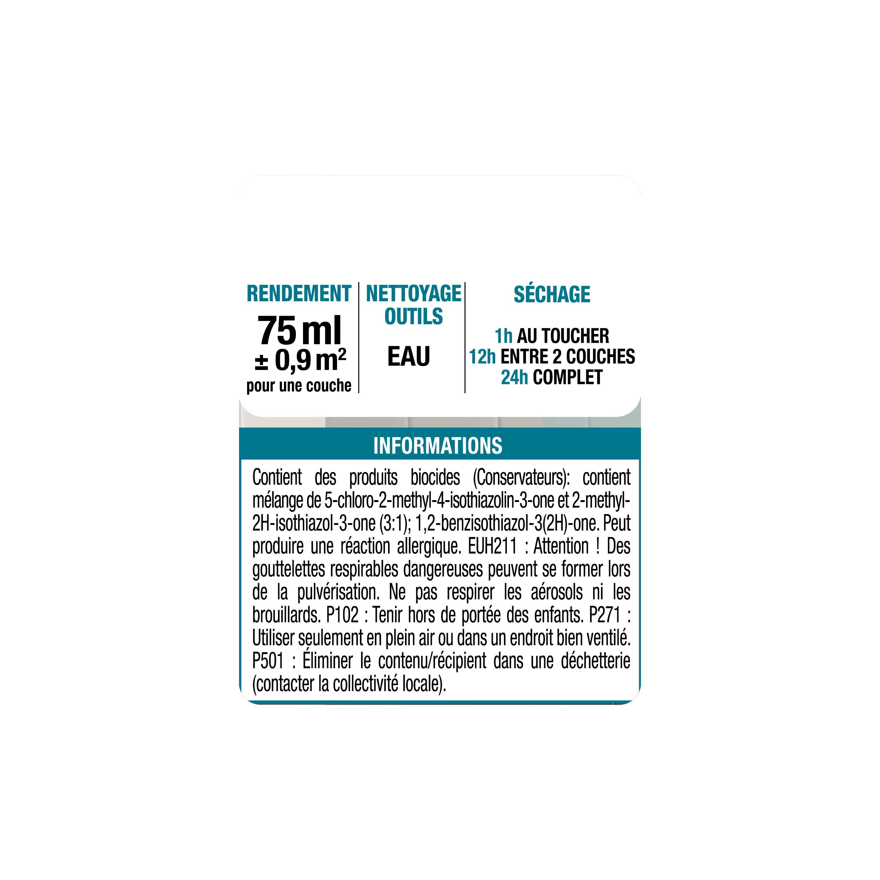 Testeur peinture carrelage, meuble, crédence granit 3 satin LUXENS Cuisine et ba - 8