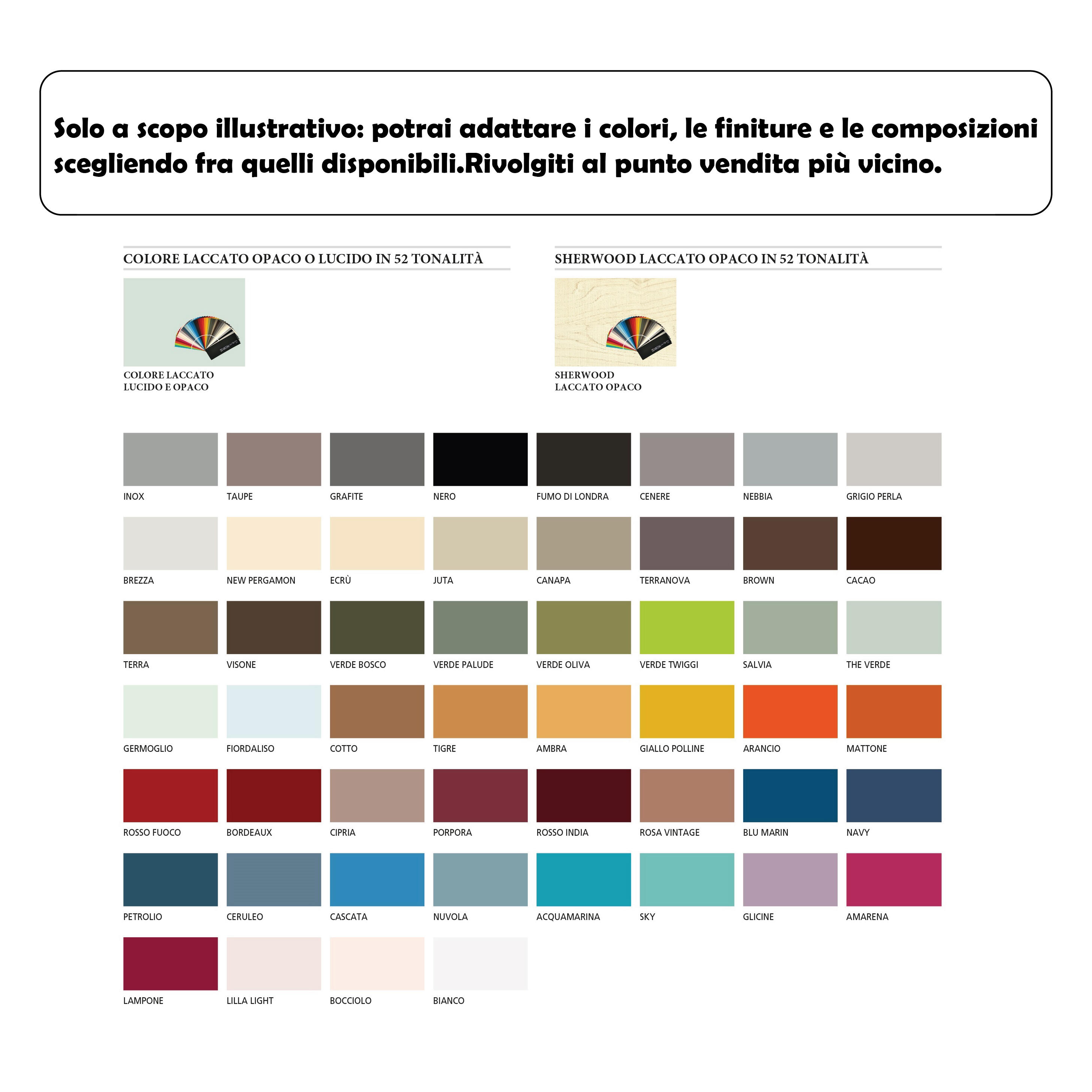 Colonna per mobile bagno Gola 2 ante P 20 x L 35 x H 162 cm Colore su ordinazione MDF - 3