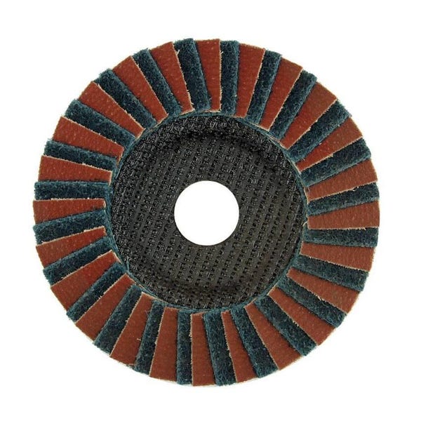 Disque à Lamelles Tivoly 125 Mm - Nylon Et Abrasif Pour Meuleuse