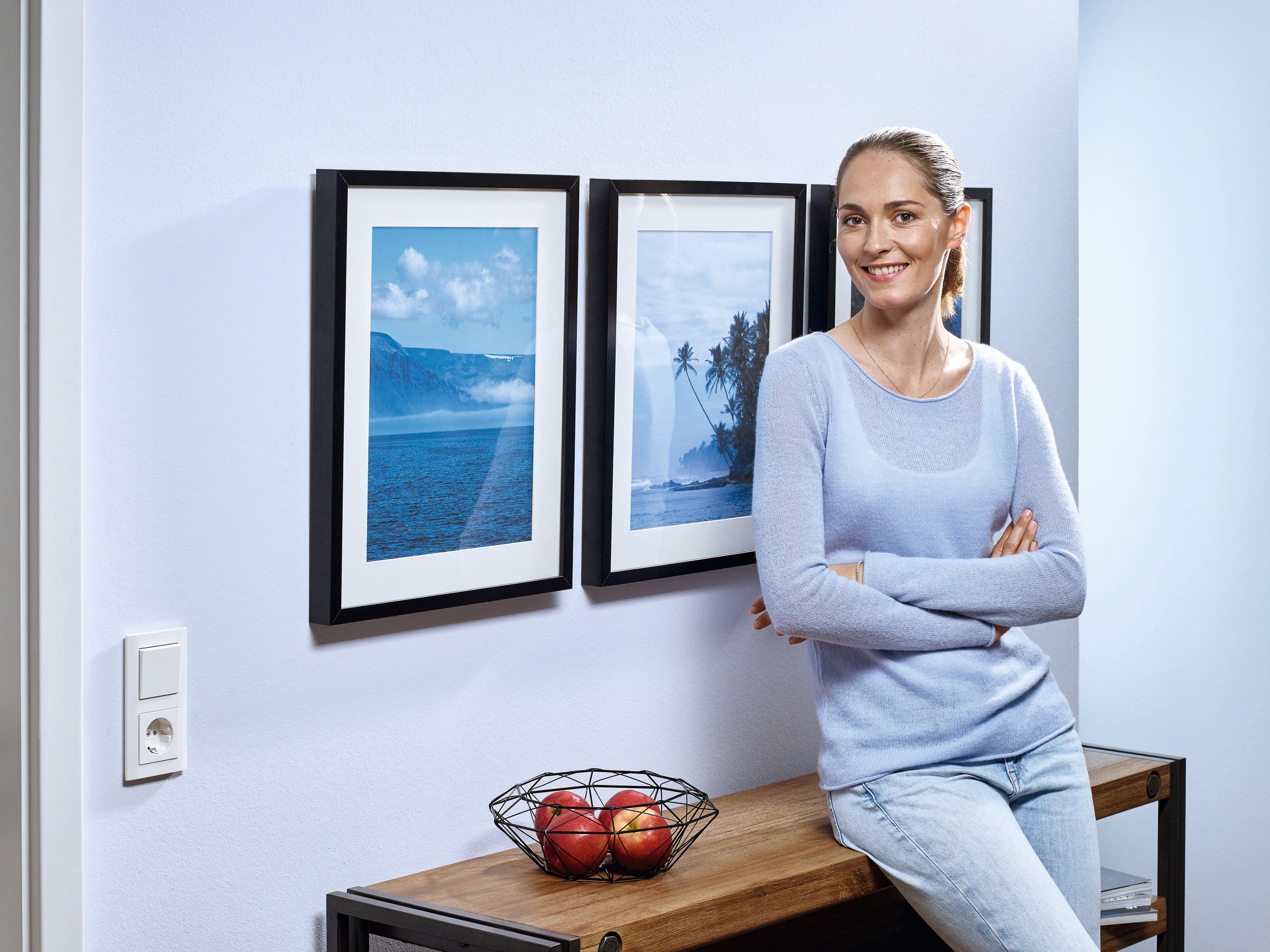 2 Pregos adesivos ajustáveis para paredes pintadas 1 kg Tesa Powerstrips - 3