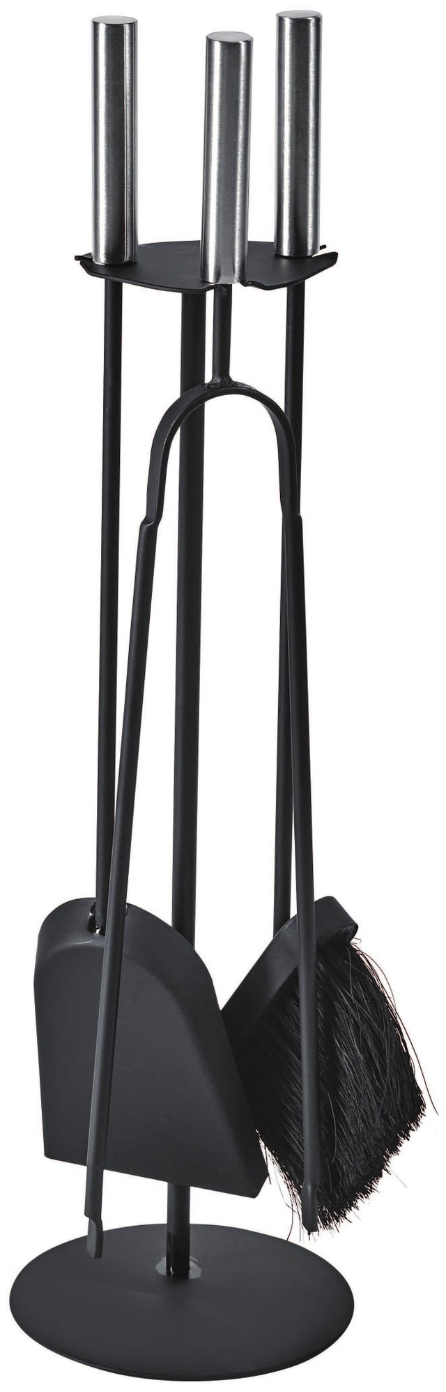 Serviteur acier noir FIRE 002.20245, 3 accessoires