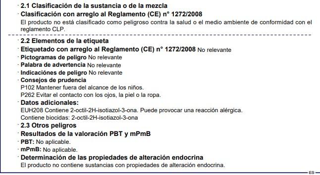 Masilla, silicona o sellador QUILOSA 280 ml translúcido - 2