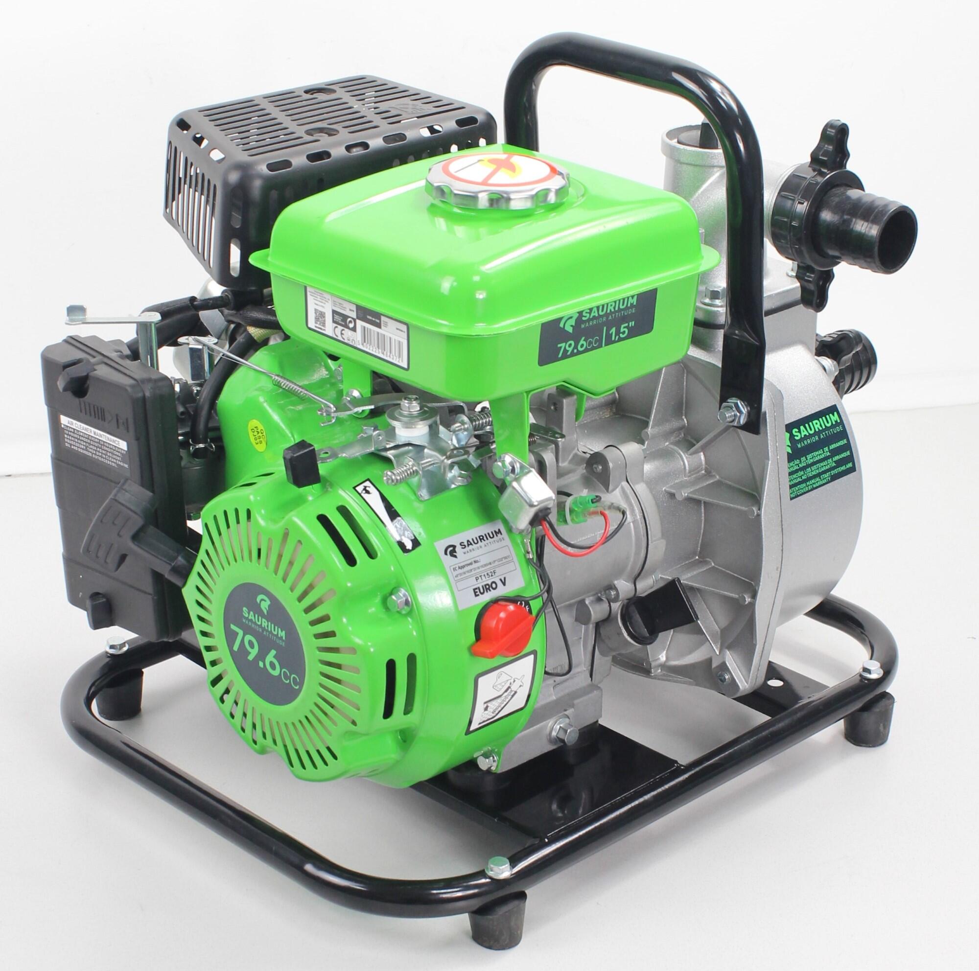 Motobomba de gasolina wps40-a de 2.4 cv y caudal máximo 17000 l/h