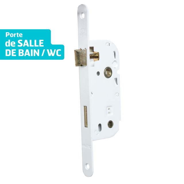 Serrure encastrée BRICARD, à condamnation, axe 40 mm