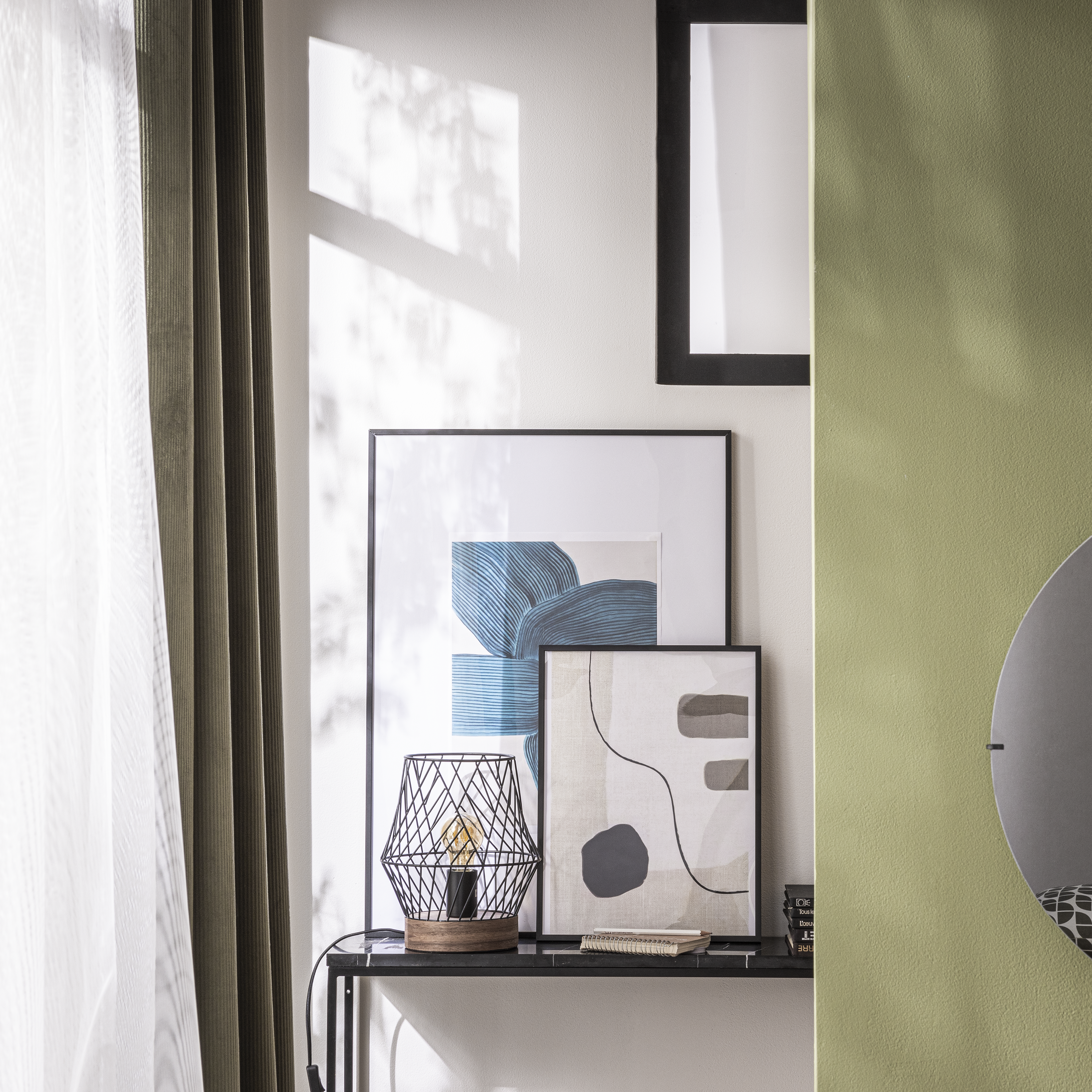 Marco portafotos Aluminio Design negro INSPIRE 21x29.7cm - 2