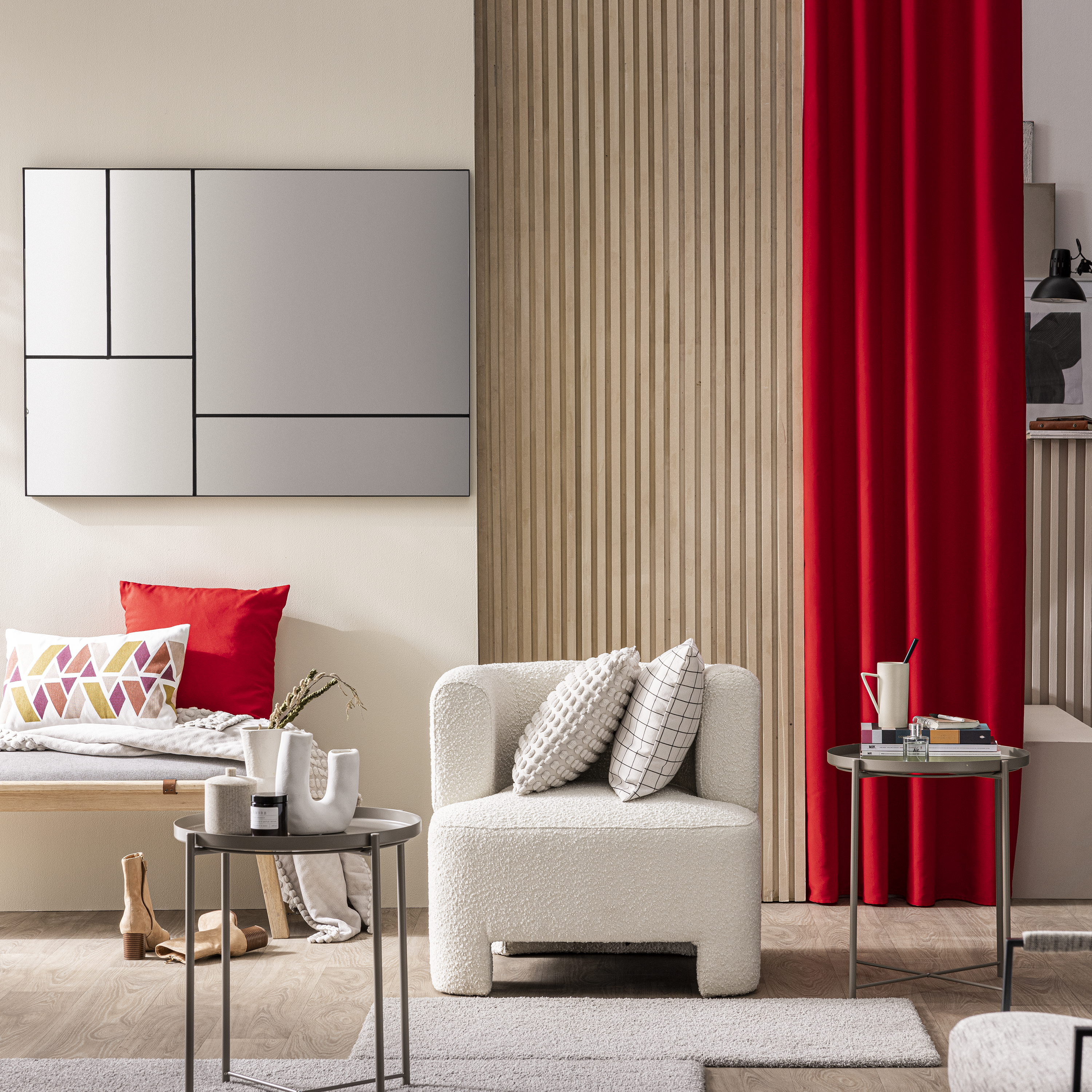 Fronha de almofada Golfy 45x45cm granito Inspire - 18