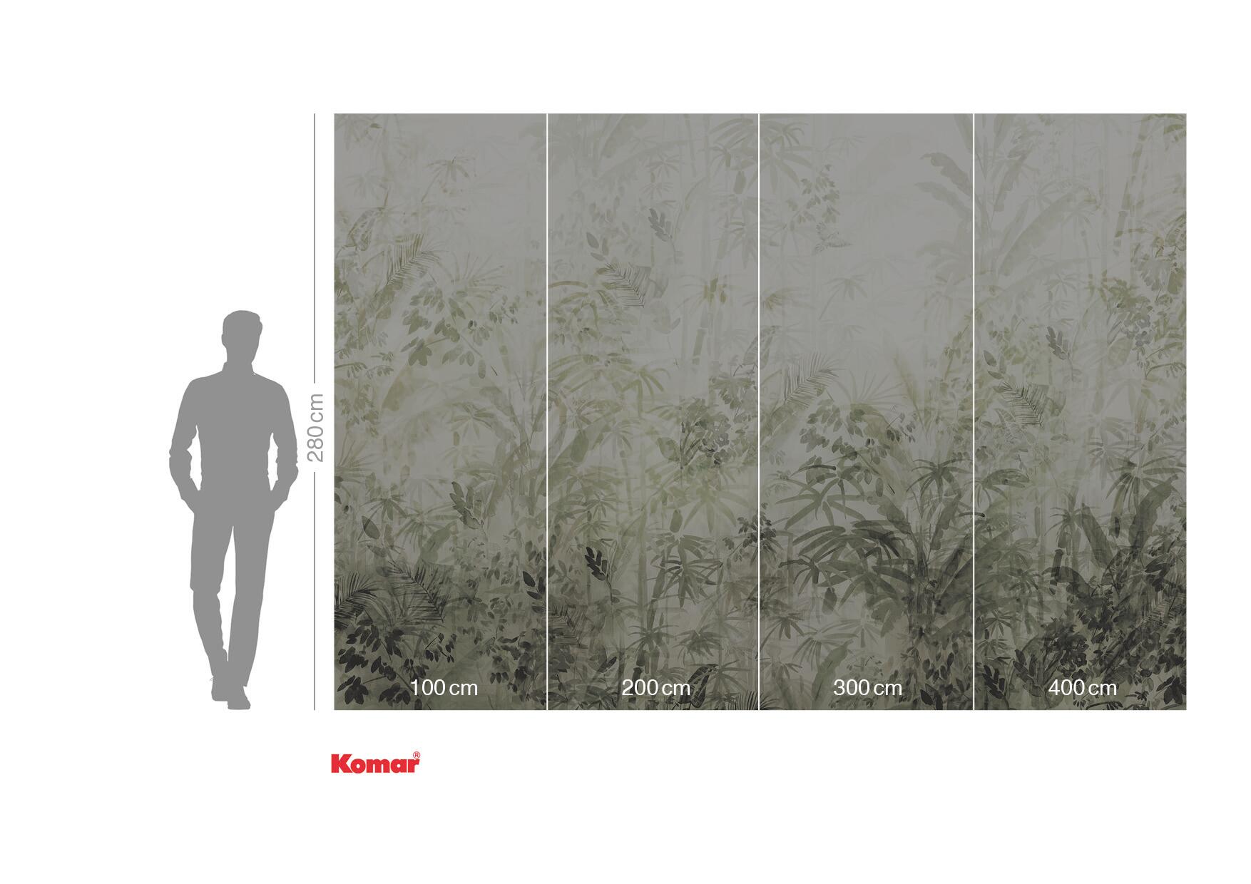 Mural TNT liso Wilderness verde 400 x 280 cm KOMAR - 5