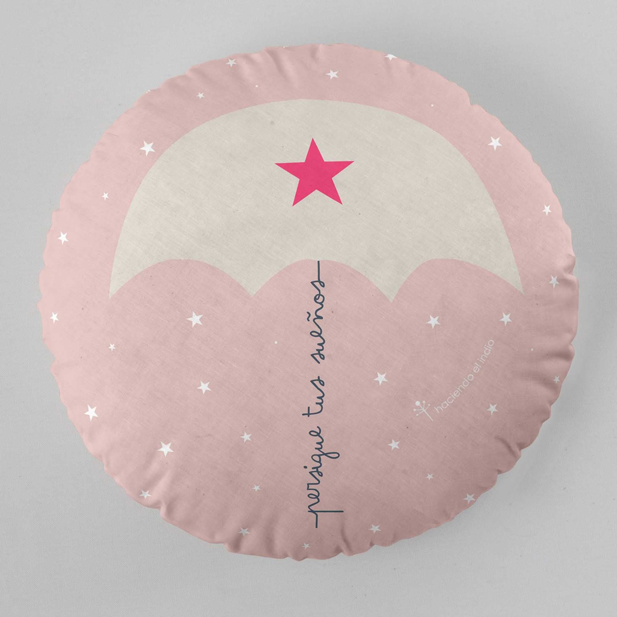 Cojín decorativo exterior e interior circle 3 algodón multicolor 40x40cm