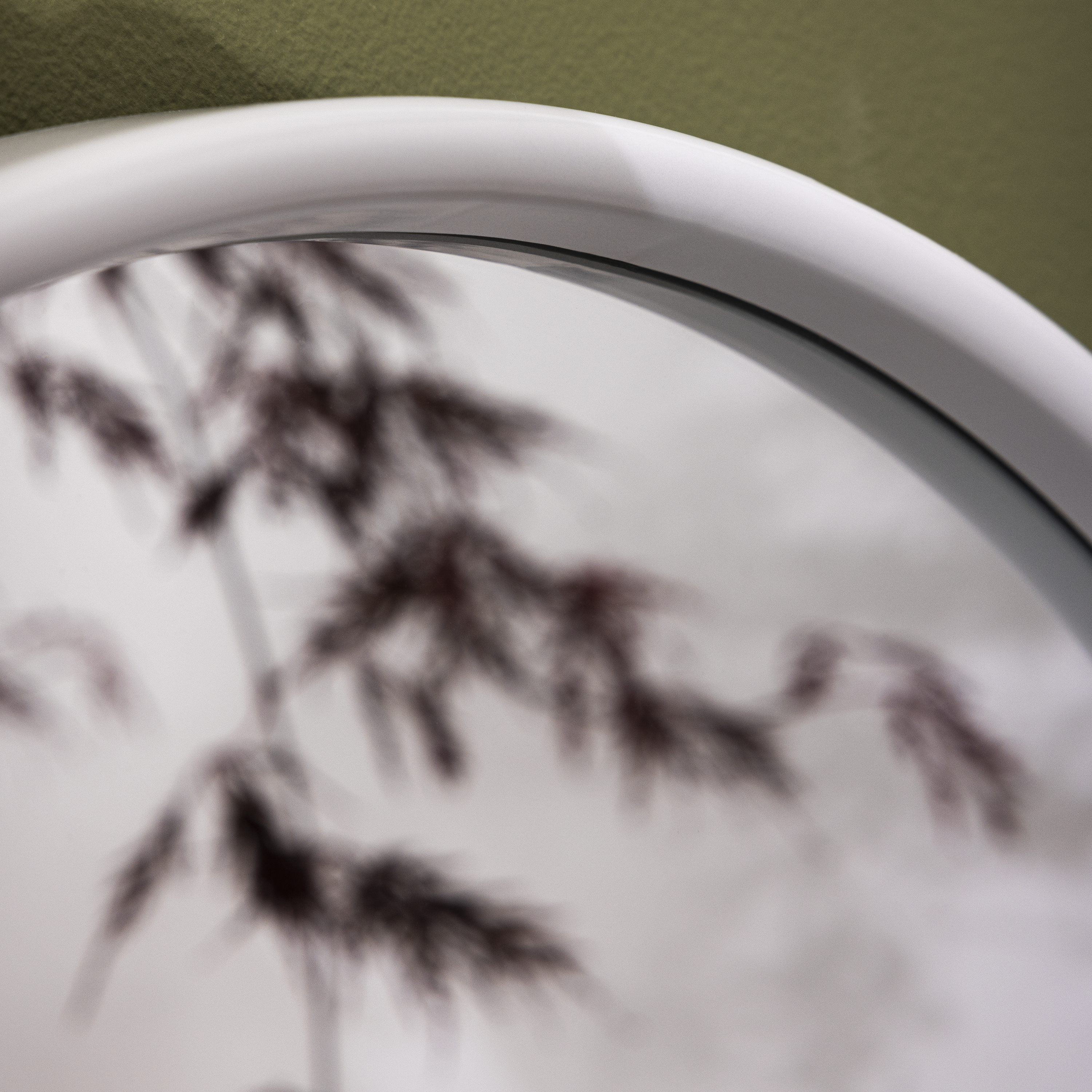 Lustro okrągłe Sweet białe śr. 42 cm Inspire - 6