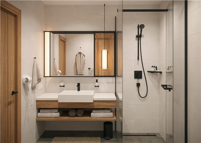 Etagère de salle de bains à visser / à percer zinc addstoris HANSGROHE - 4