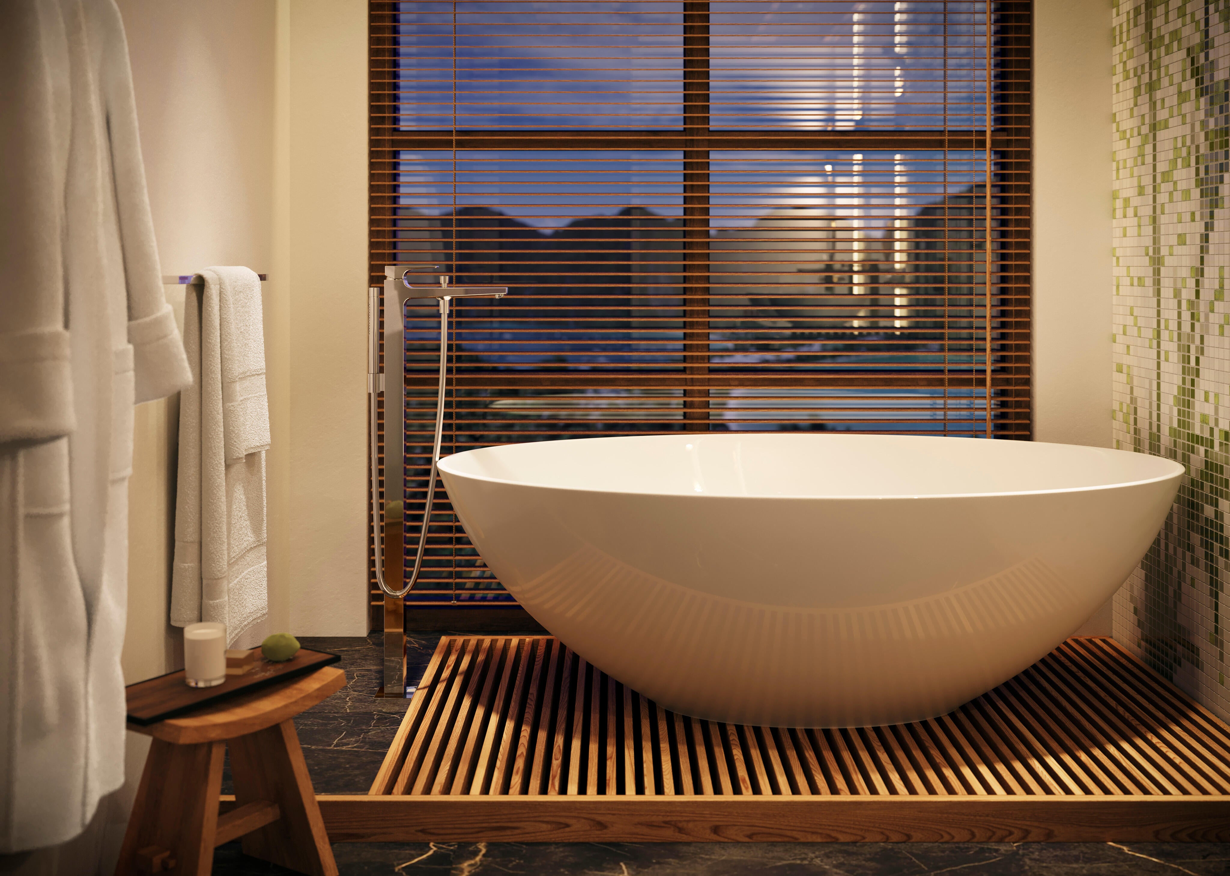 Porte-serviettes chrome AddStoris Hansgrohe - 6