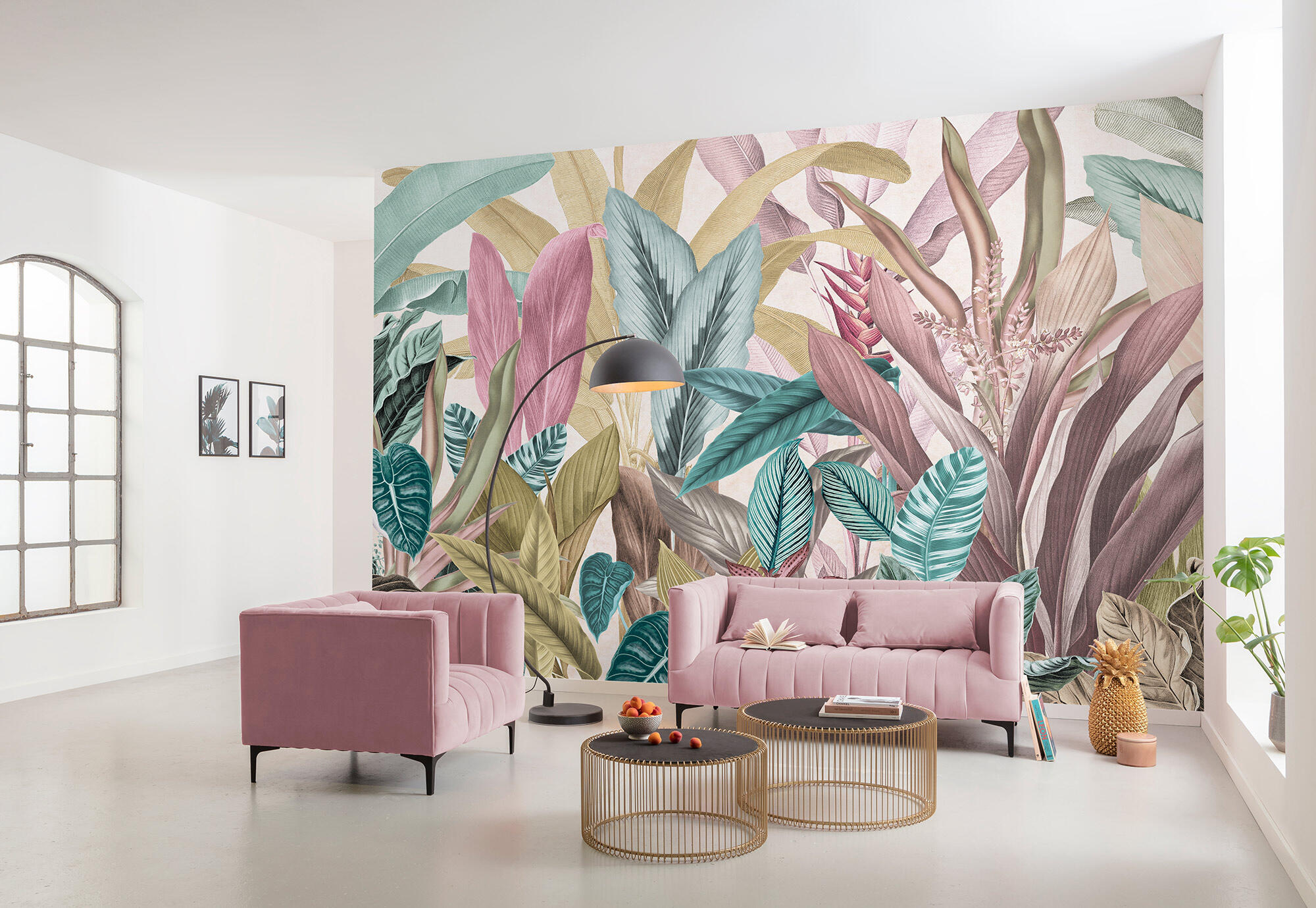 Mural TNT liso  Mathilda multicolor 350 x 250 cm KOMAR - 2