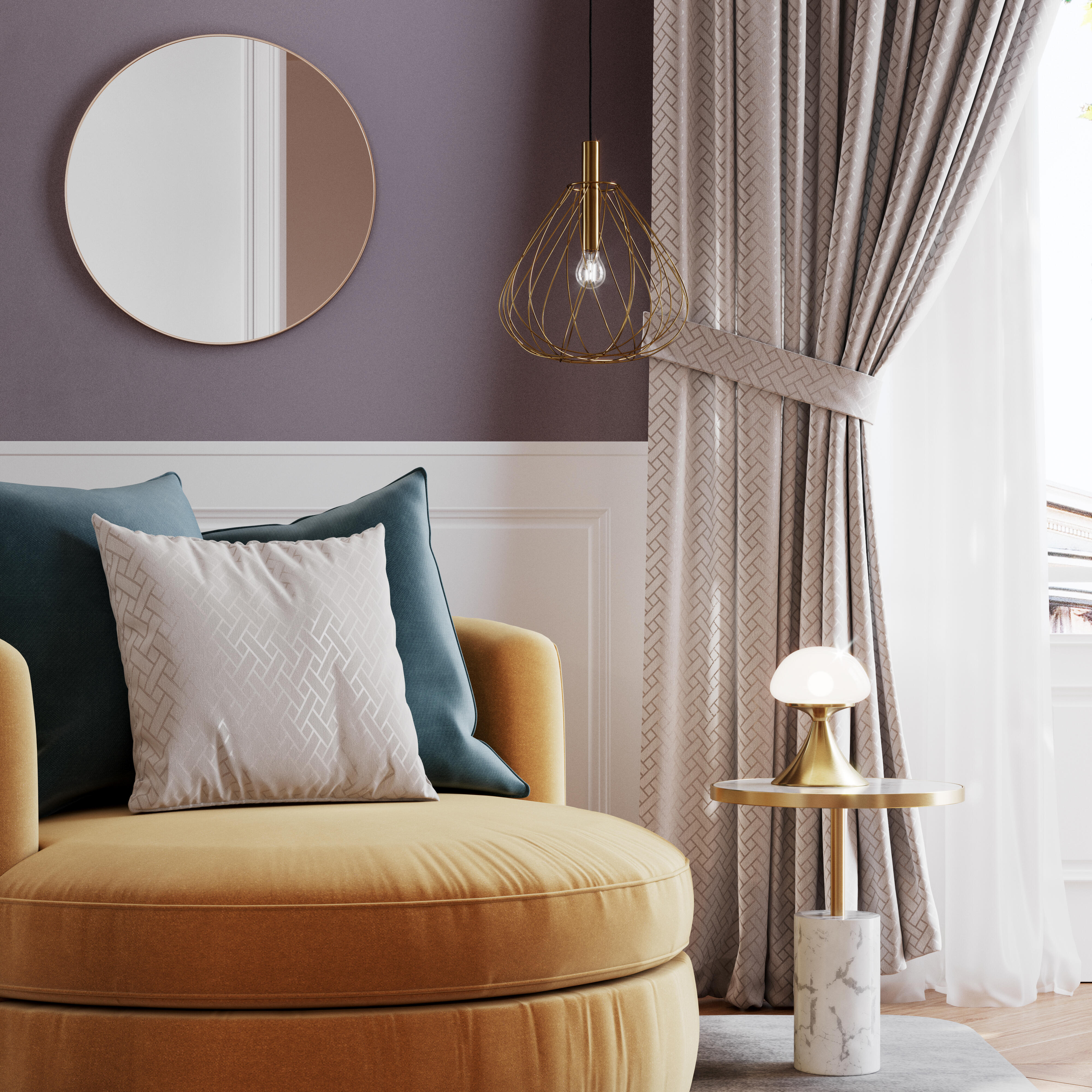 Espelho Inspire glam d60cm dourado - 15