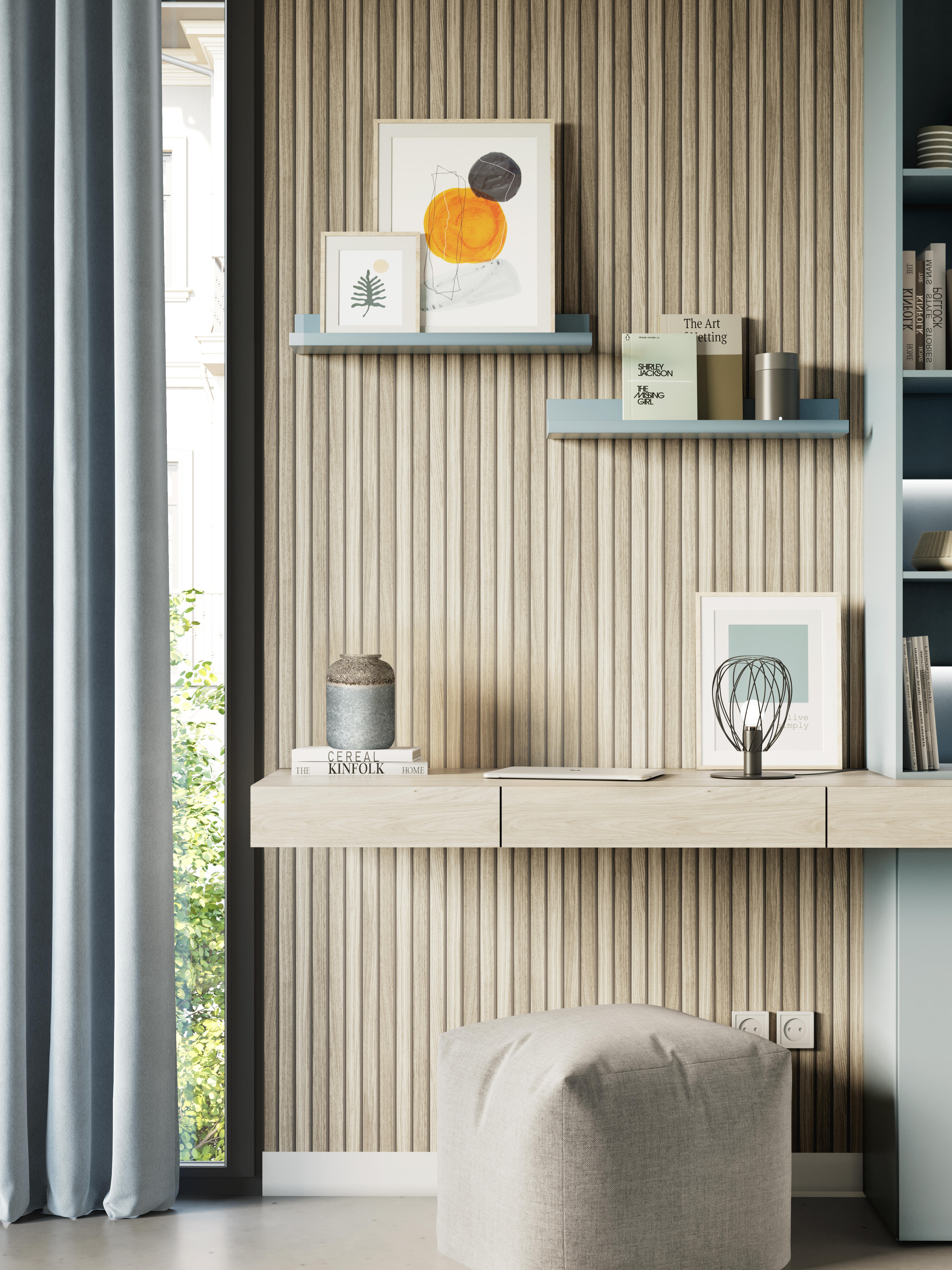 Papel pintado vinilo aplicación cola en pared Trampantojo Palillería marrón  SUPERFRESCO EASY 52cmx10.05m limpìeza con paño húmedo apto para cocinas o baños - 8