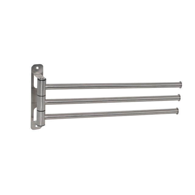 Porte-serviette barres 3barres à visser / à monter argenté Loft