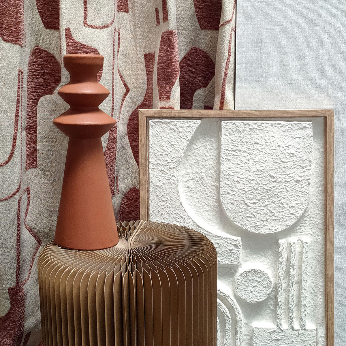 Sculpture avec cadre Alba l.40 x H.60 cm - 2