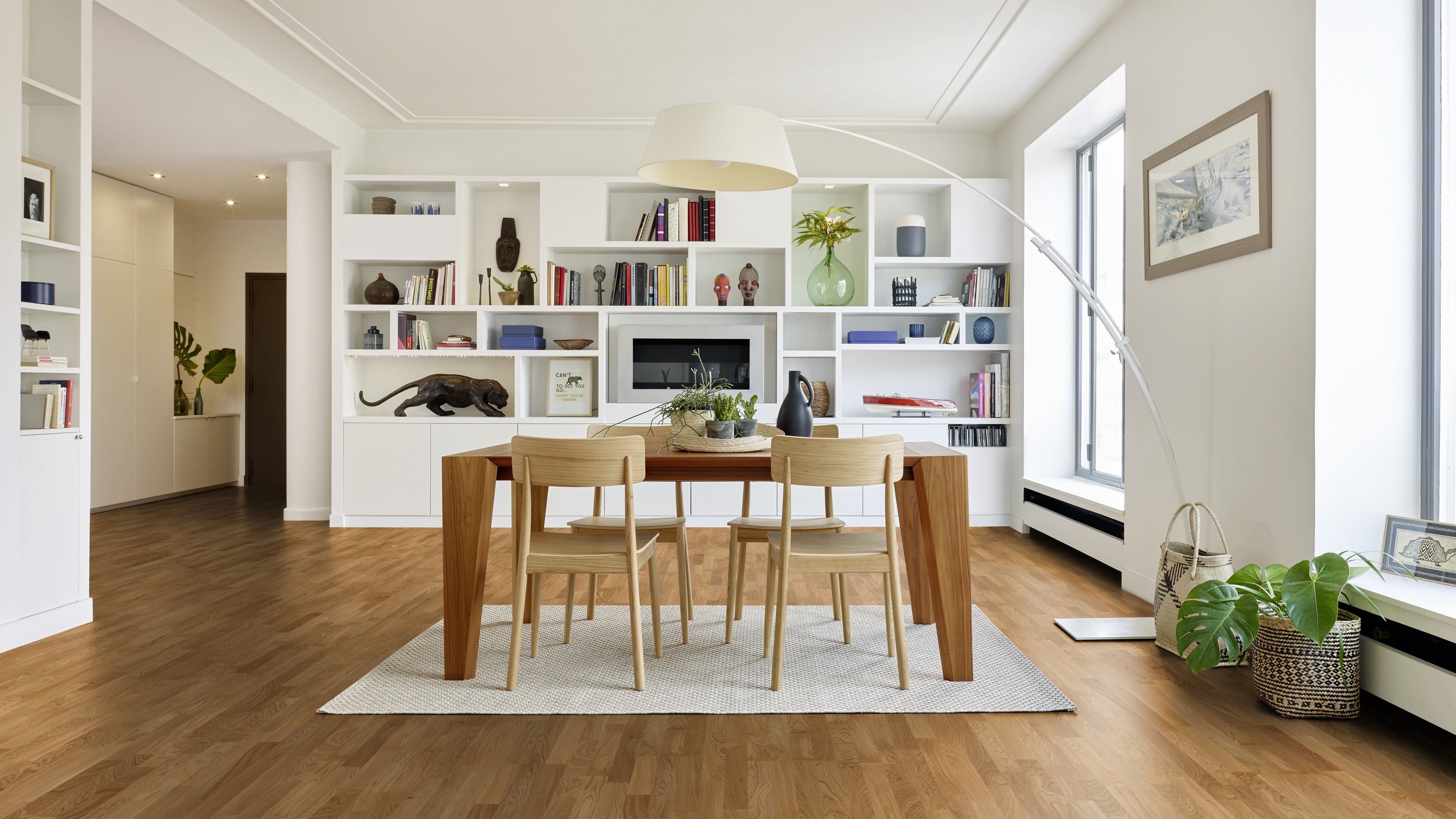 Parquet multicapa Pure roble natural satinado 228.1x19.4 cm - 2