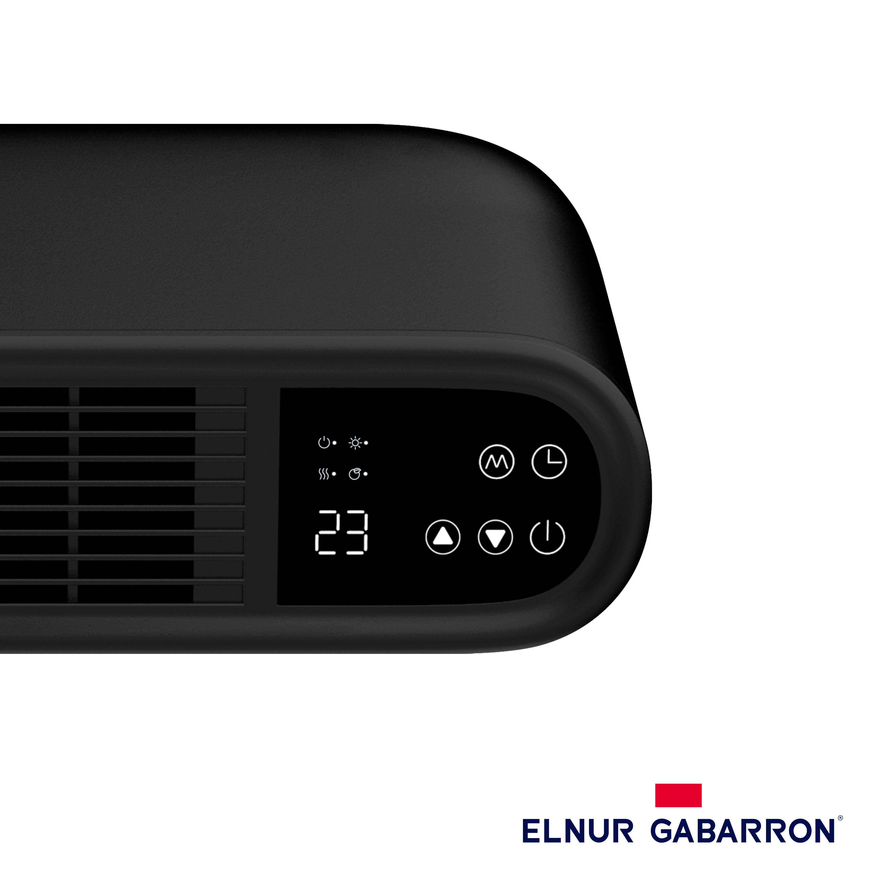 CALEFACTOR CERAMICO SPLIT 2000W CON MANDO NEGRO - 7