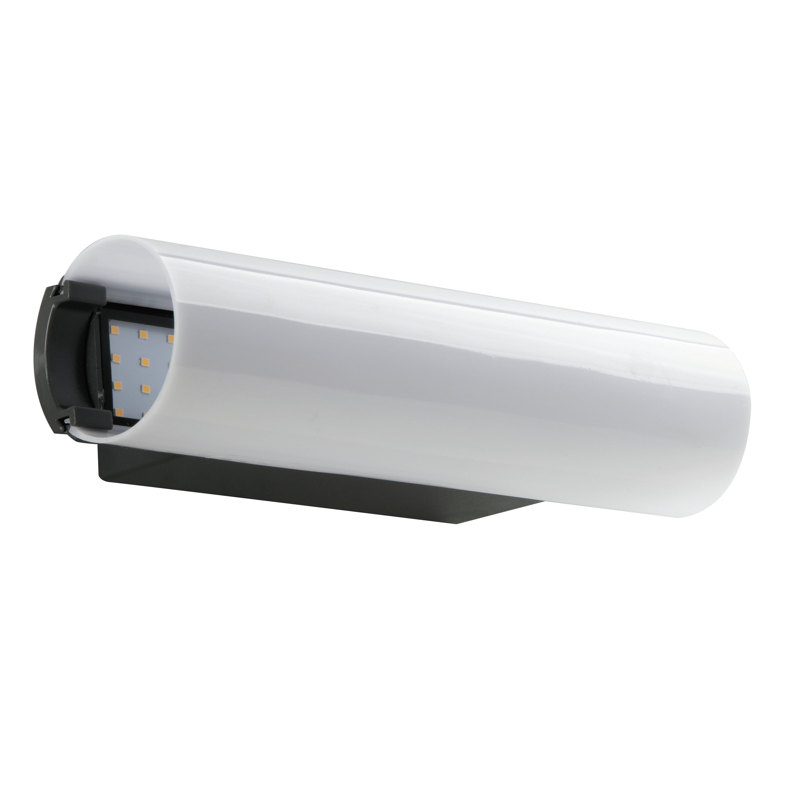 Applique LED moderno da esterno Tunnel nero IP44, luce bianco naturale 800 lumen, INTEC - 3