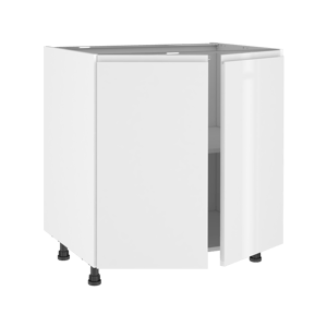 Meuble bas de cuisine Tokyo blanc 2 portes H77 x l80 Leroy Merlin Les bons plans des petits projets avant l'été
