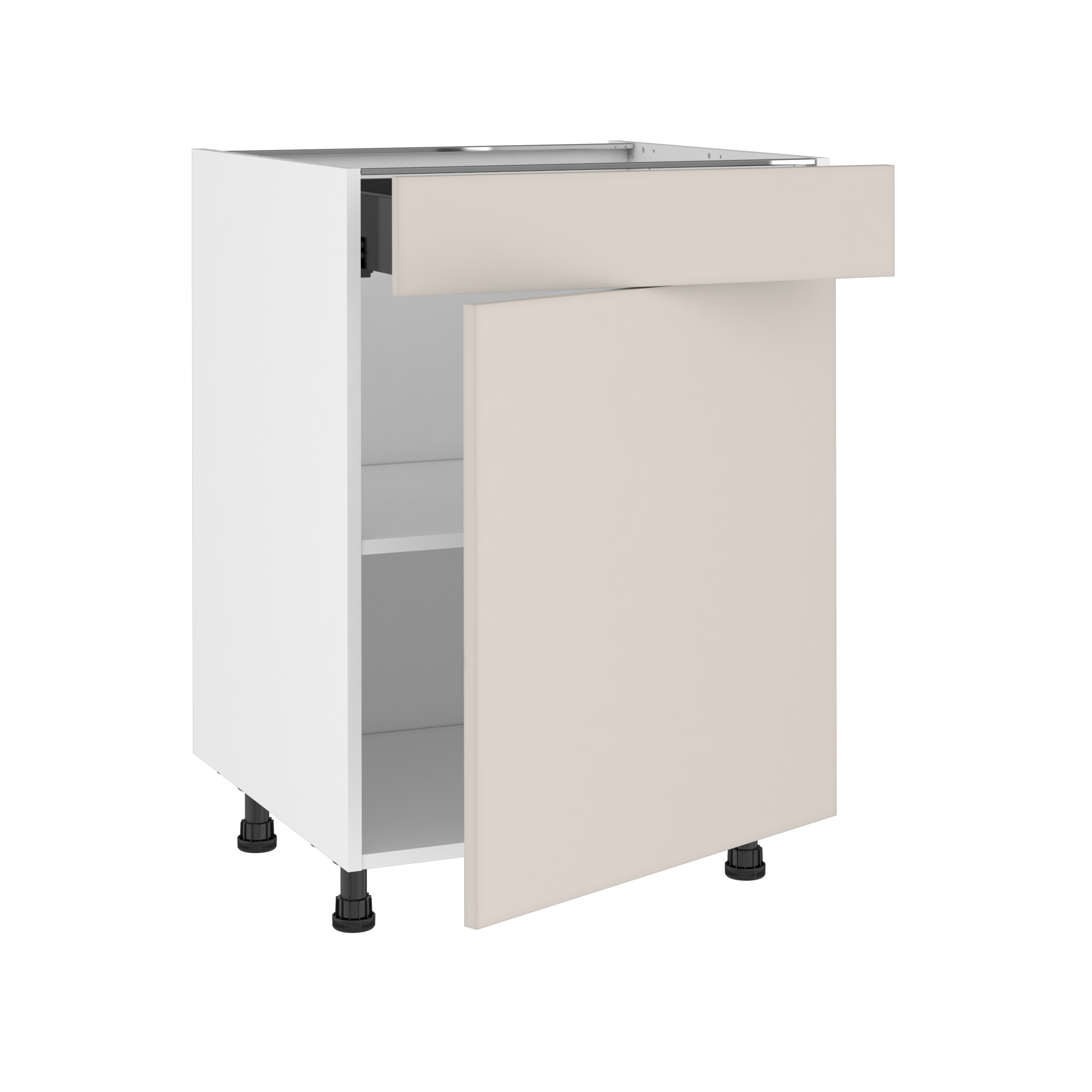 Szafka kuchenna kompletna Vienne 60 cm len 1 szuflada Delinia iD