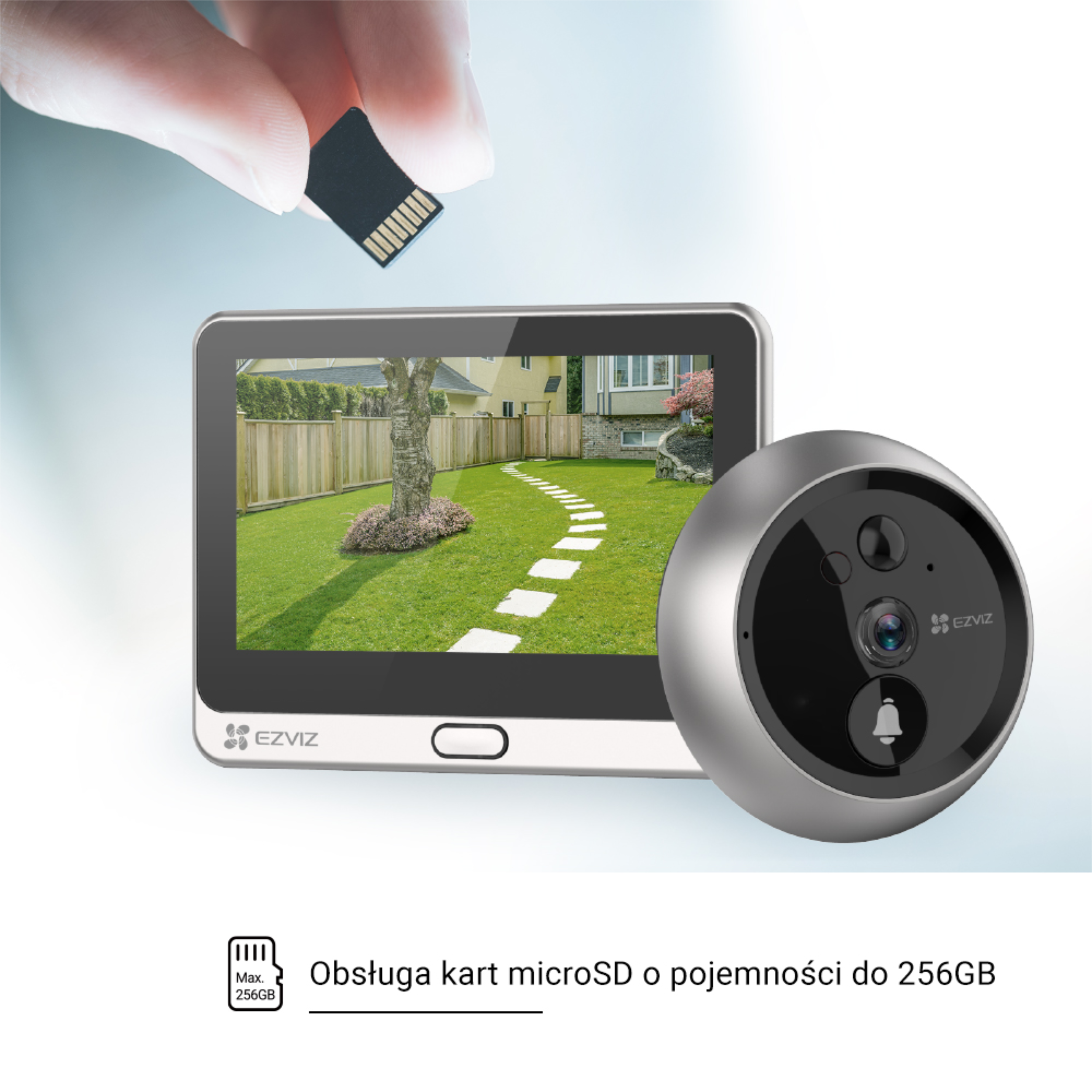 Wizjer elektroniczny WiFi DP2C EZVIZ - 14