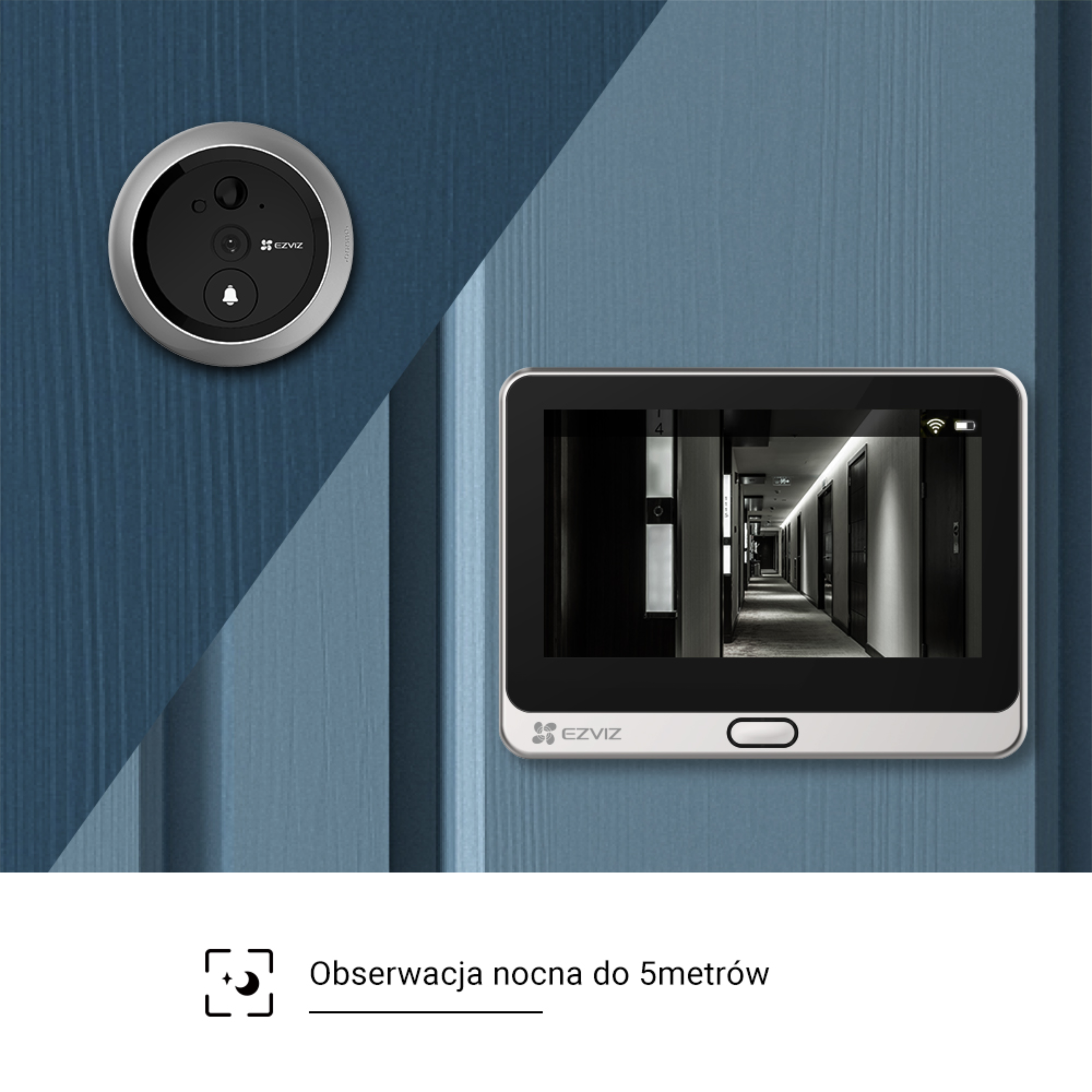 Wizjer elektroniczny WiFi DP2C EZVIZ - 13