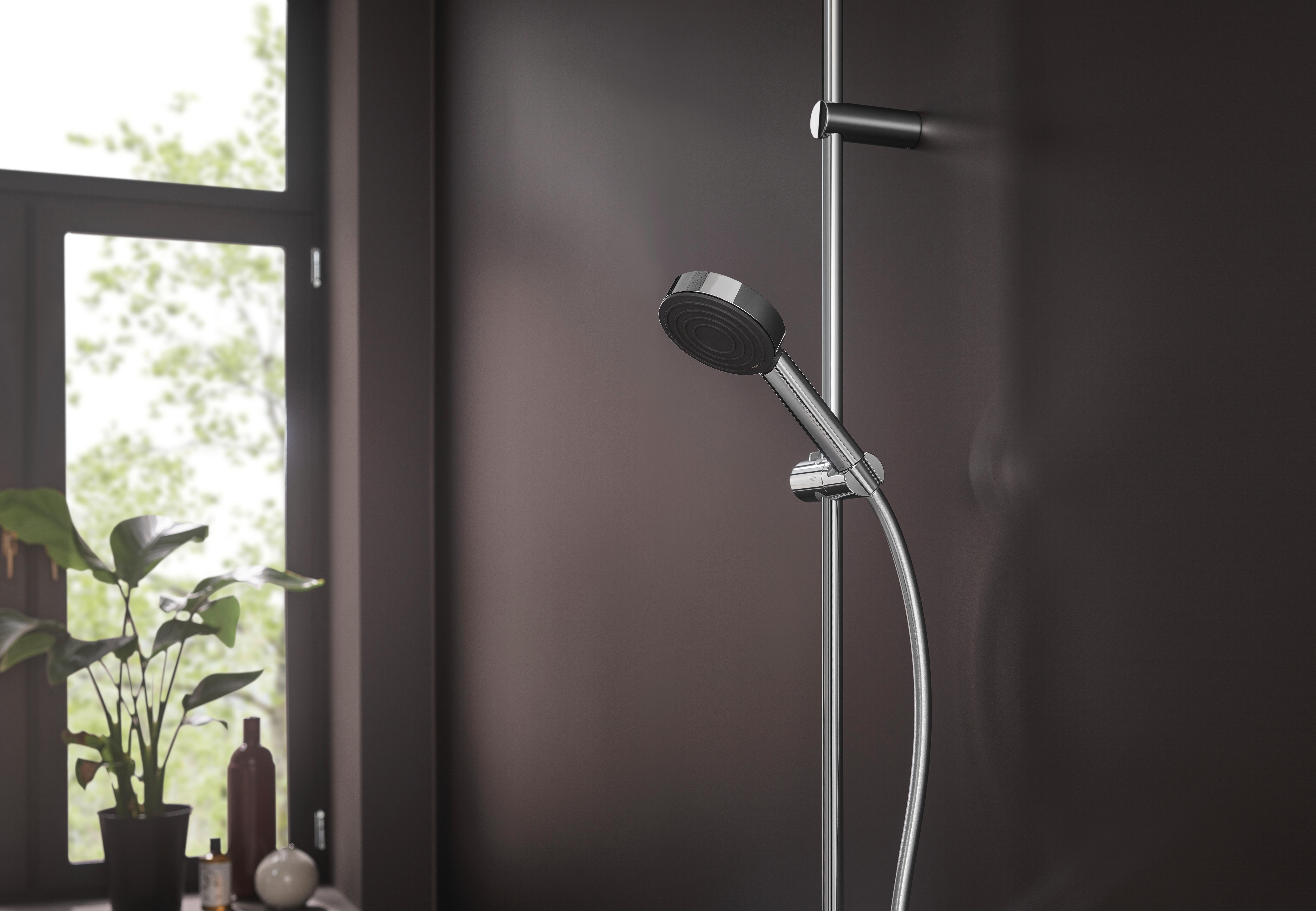 Pommeau de douche chrome 1 jet Pulsify eco chromé HANSGROHE - 6