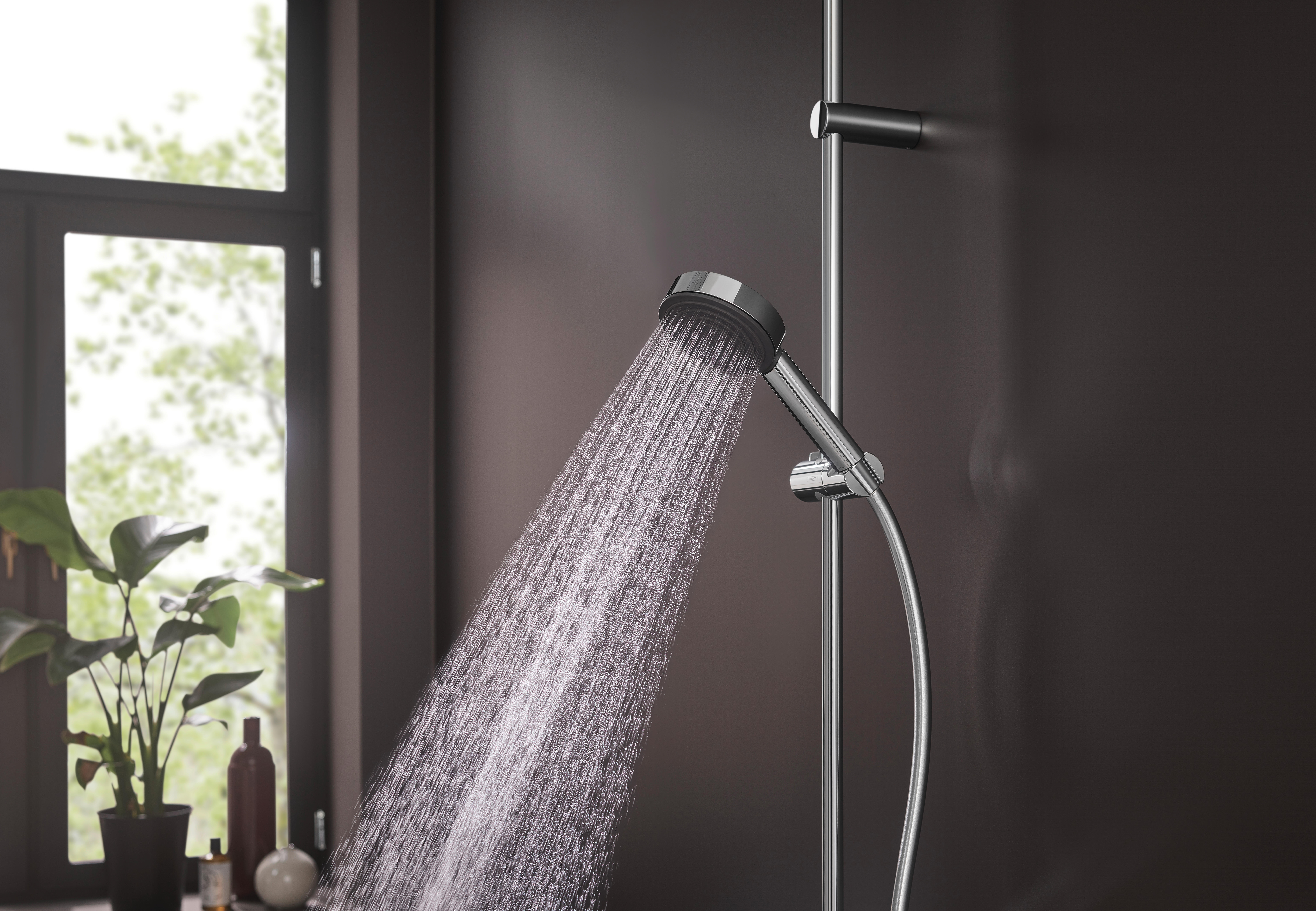 Pommeau de douche chrome 1 jet Pulsify eco chromé HANSGROHE - 7